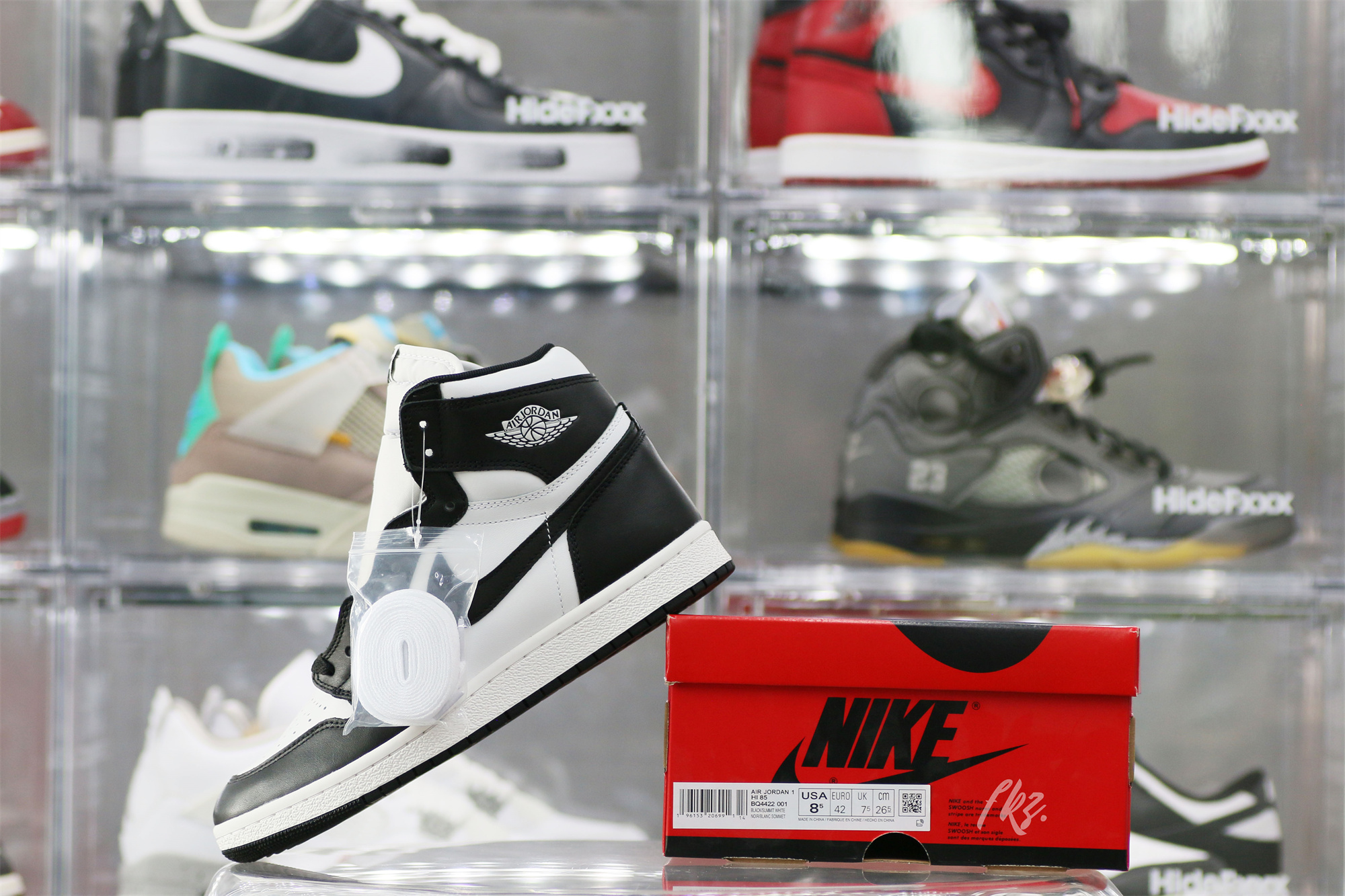 Jordan 1 Retro High 85 Black and White 2023