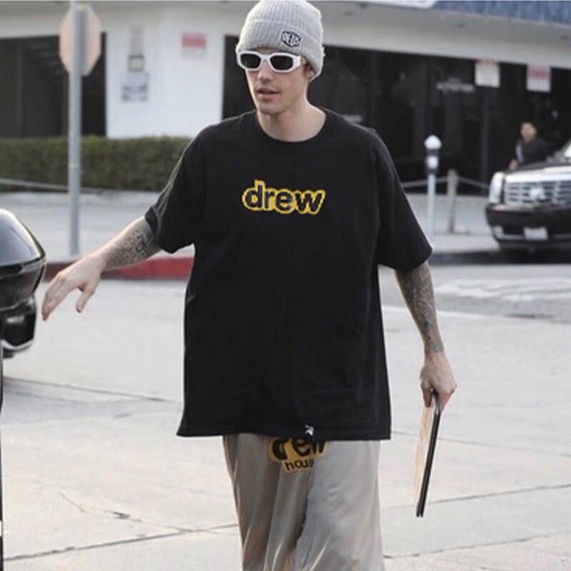 DREW logo letter printing short sleeves