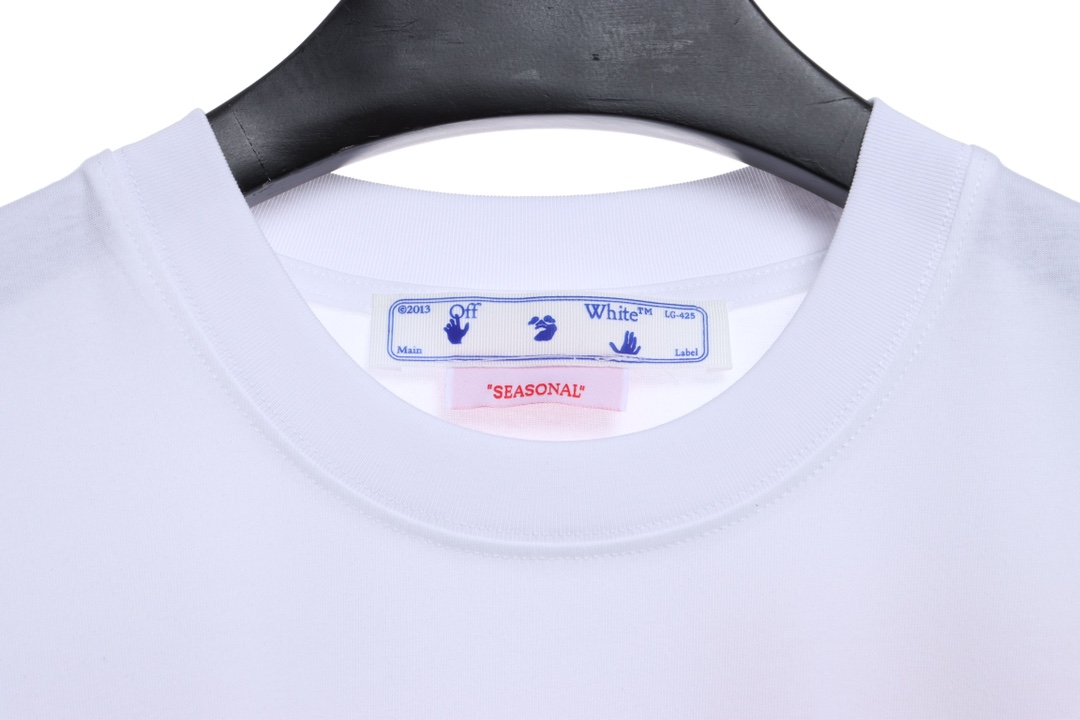 OW Environmental Protection Ink hand-painted graffiti short sleeves