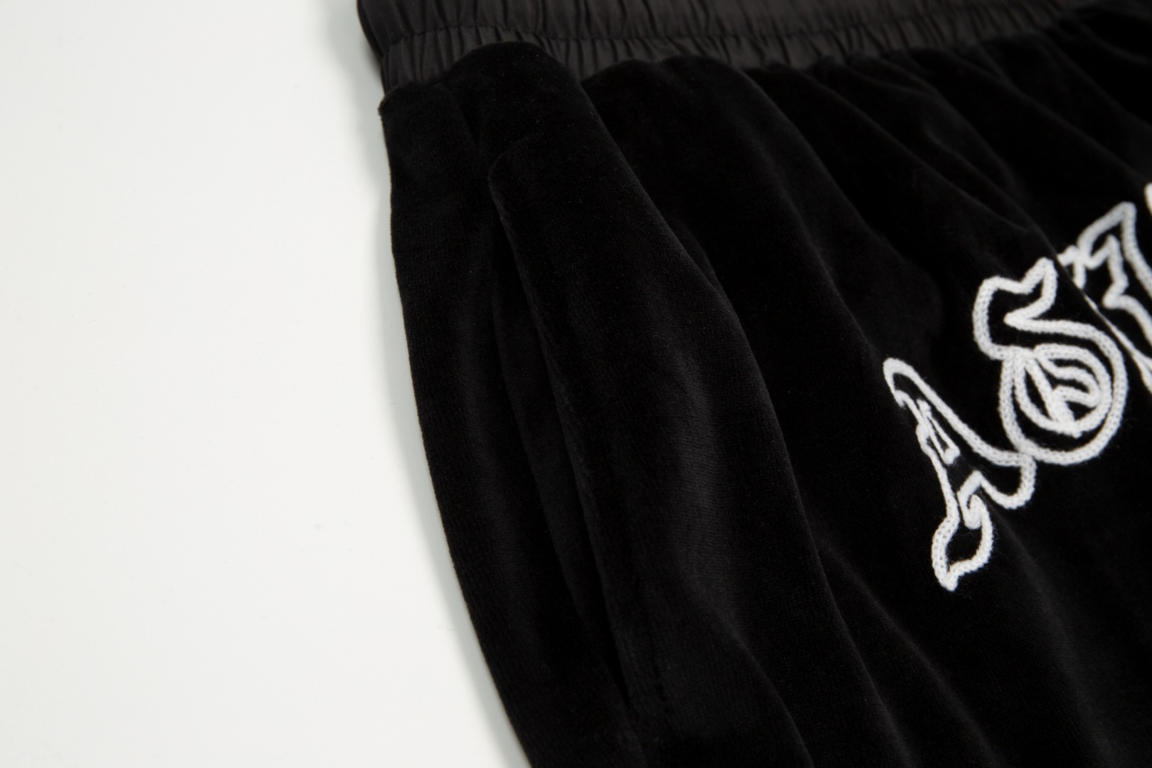 Letter high street flocking shorts