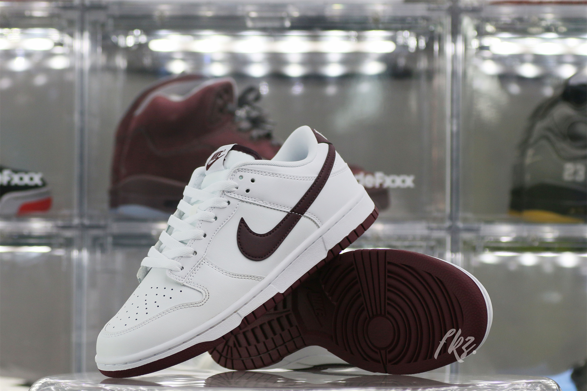 Nike Dunk Low Retro White Night Maroon