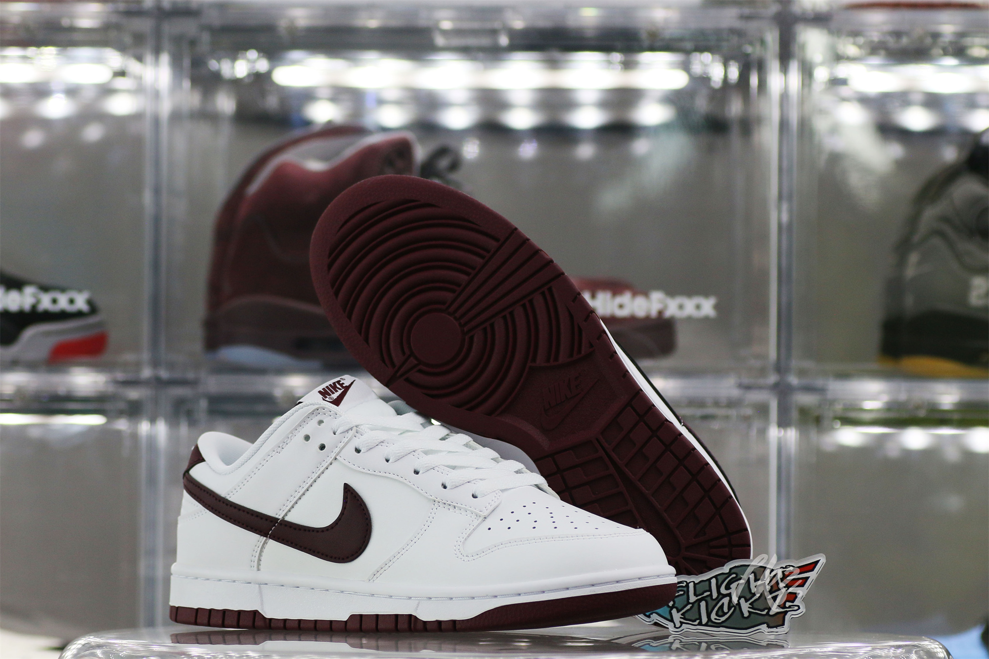 Nike Dunk Low Retro White Night Maroon
