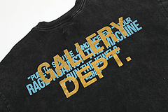 Gallery Dep Under the light, the portrait of the goddess is printed and washed to make old short sleeves.