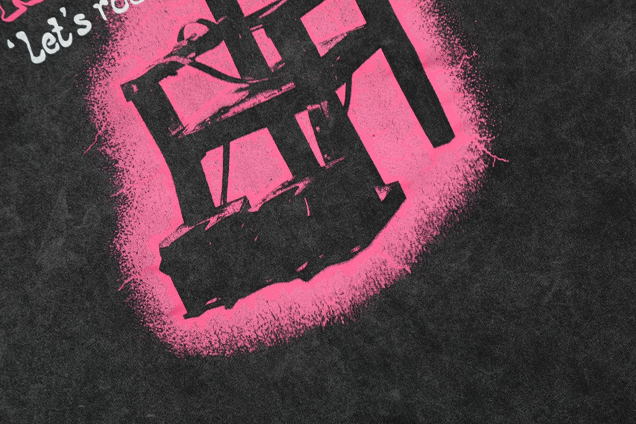 Gallery Dep Dark seat printing and washing to make old short sleeves