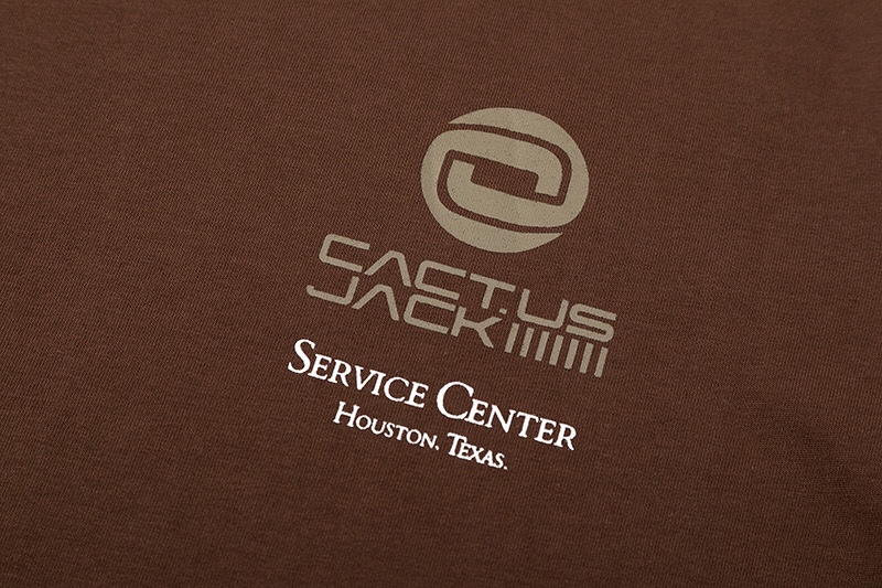 Travis Scott Solid color letter pattern printing short sleeves