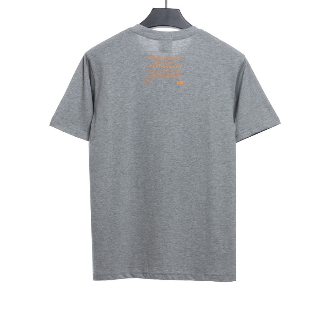 BAPE ape head mountain peak printing short sleeves