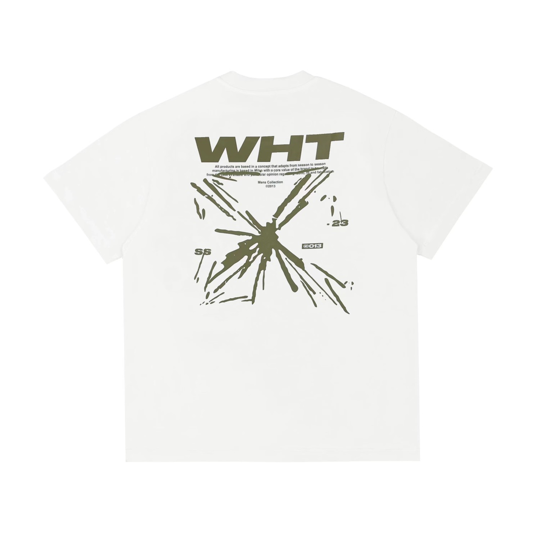 Ow Sketch Splash Ink Arrow letter short sleeve