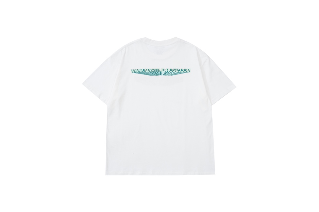 M@RTINE ROSE slogan LOGO letter printed short-sleeved T-shirt