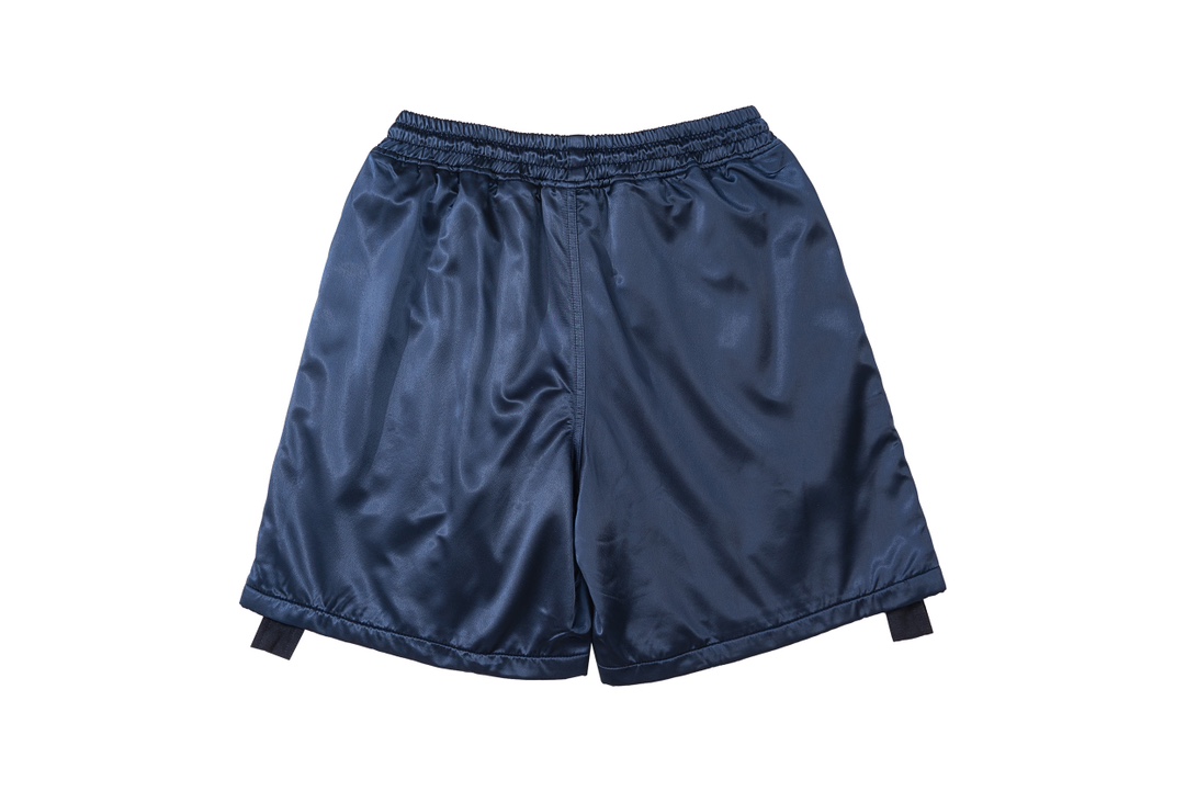 RRR-123 LOGO PRINT DRAWSTRING SHORTS