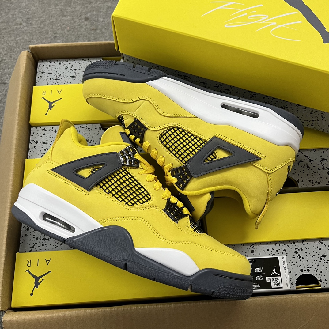 Air Jordan 4 Retro LS Lightning 2021 (LN5 A1 Batch)