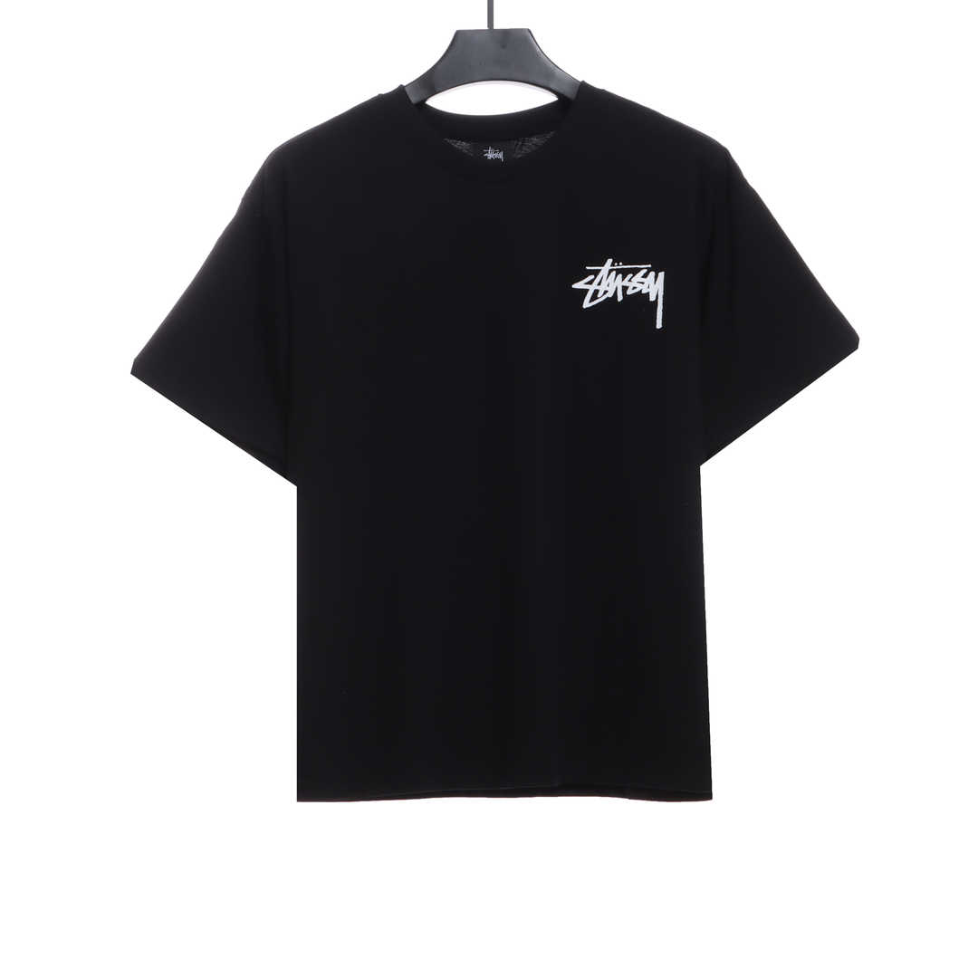 Stussy Colored Graffiti Doll Short Sleeve T-Shirt