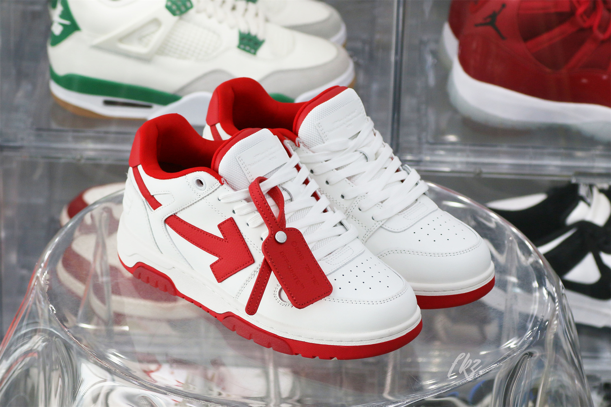 Off-White White Red Out Of Office Sneaker