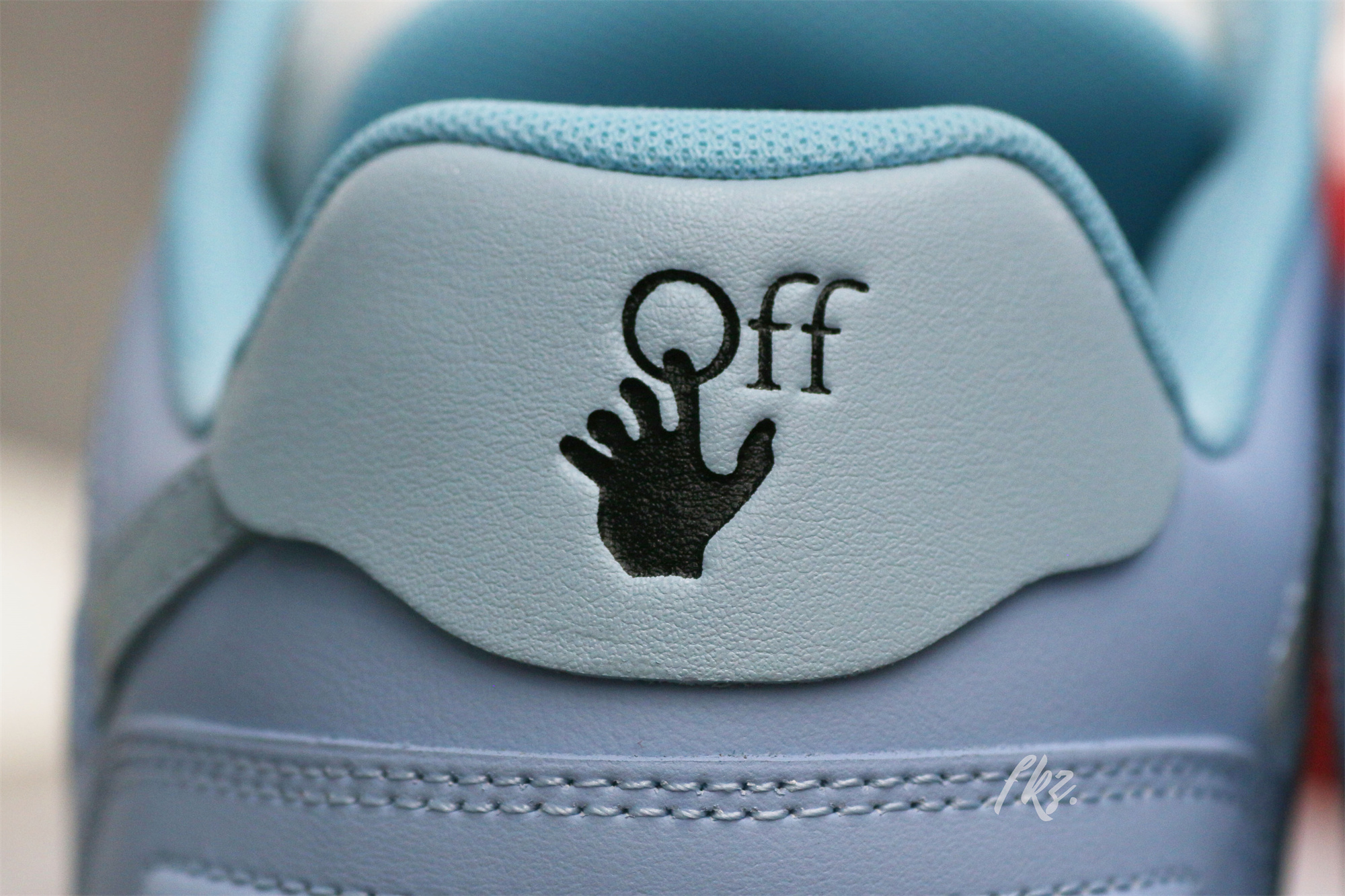 OFF-WHITE Blue & White Out Of Office Sneakers