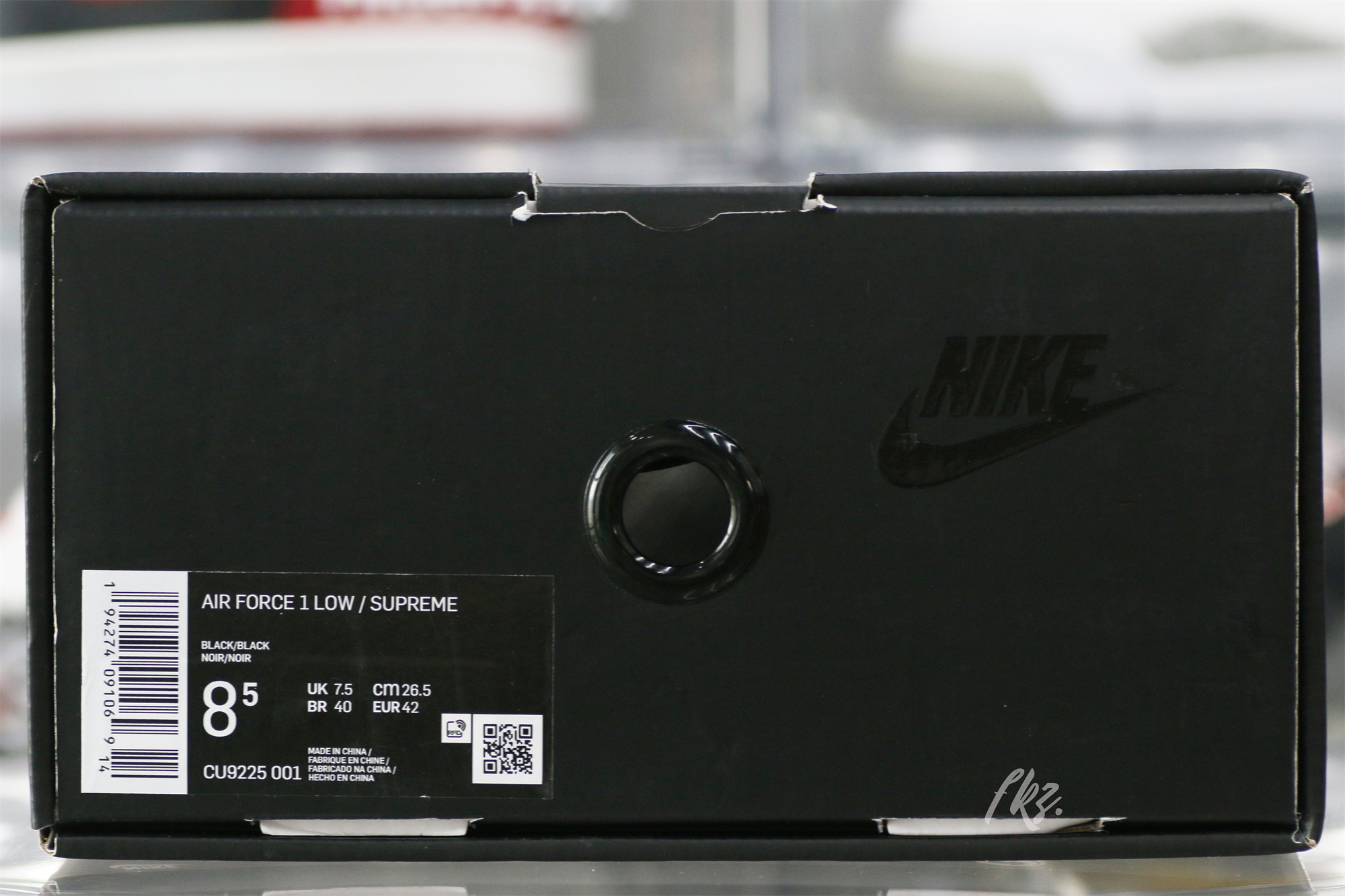 Nike Air Force 1 Low Supreme Black