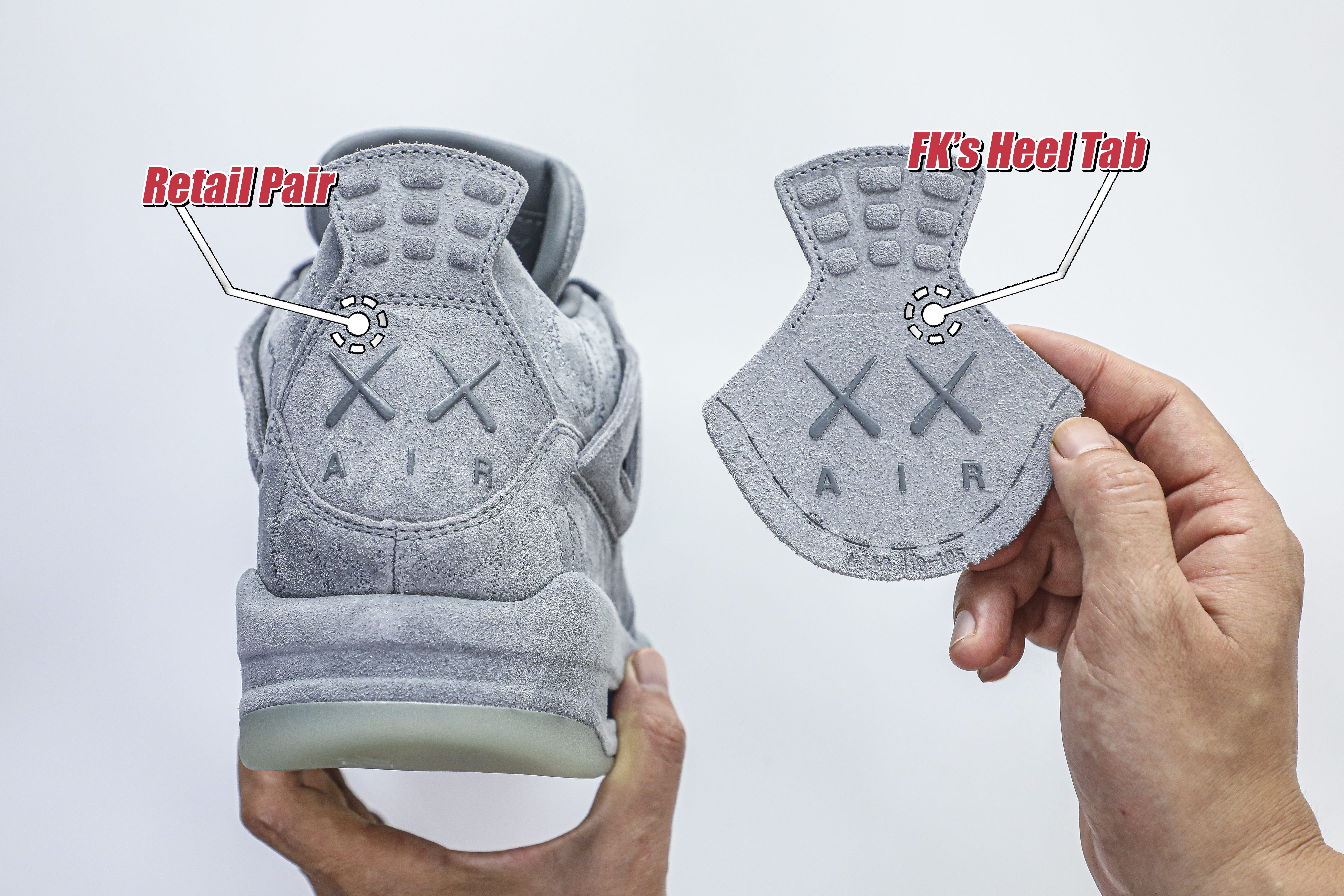 Kaws X Air Jordan 4 Retro Grey 2017 (LN5 A1 Batch)