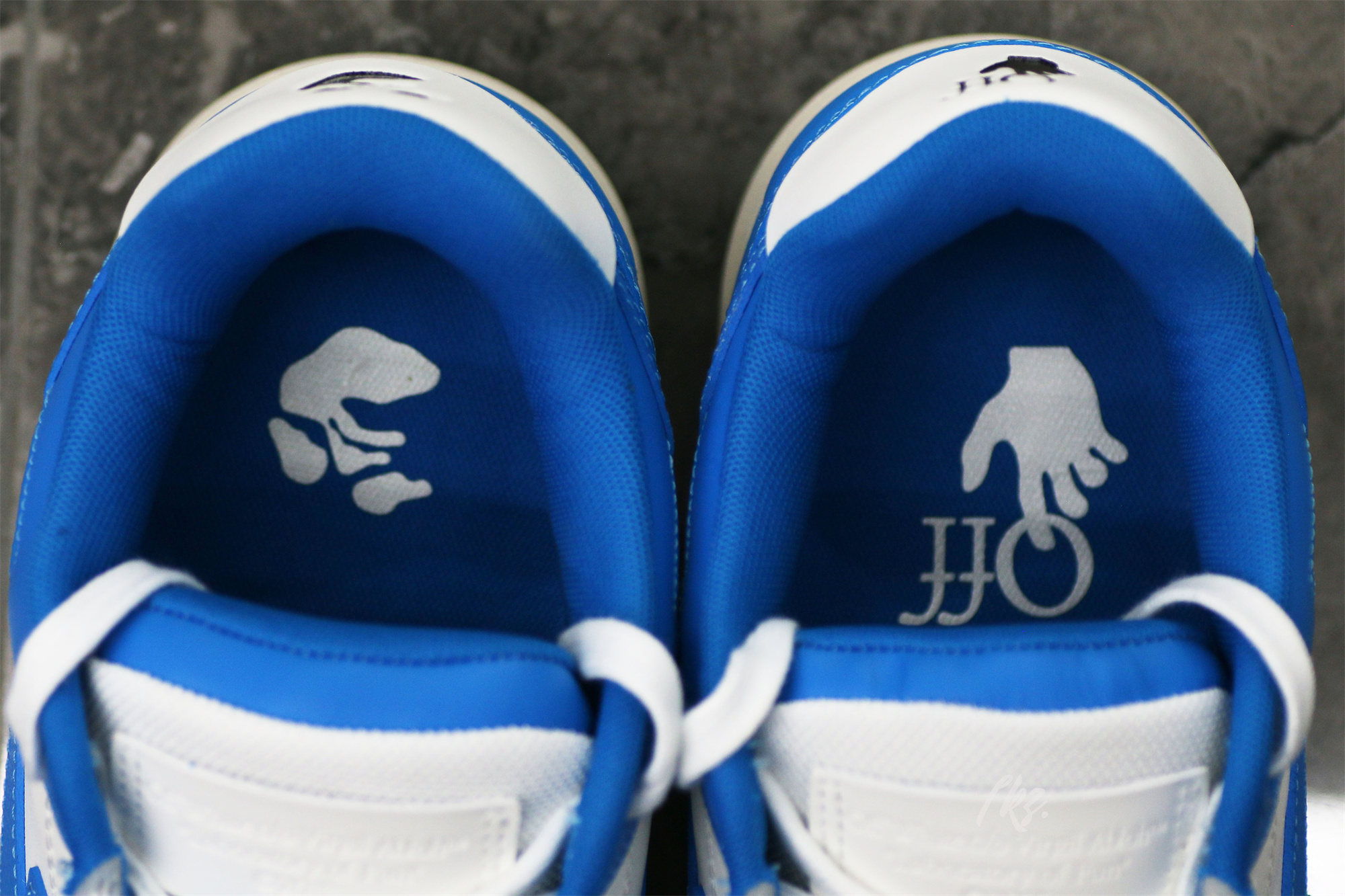 Off-White University Blue ‘Out Of Office’ Sneakers