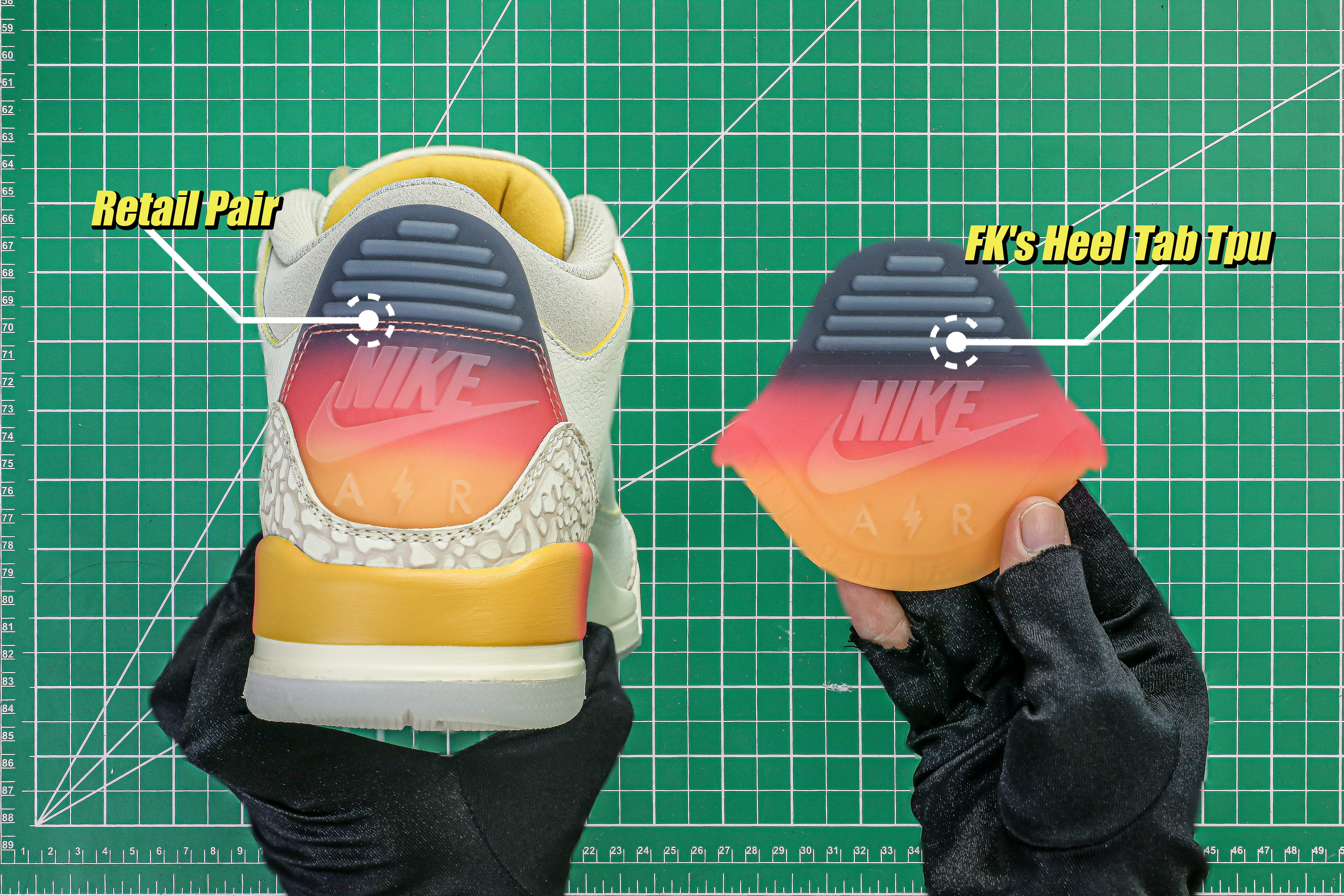 J Balvin x Air Jordan 3 Sunset (LN5 A1)