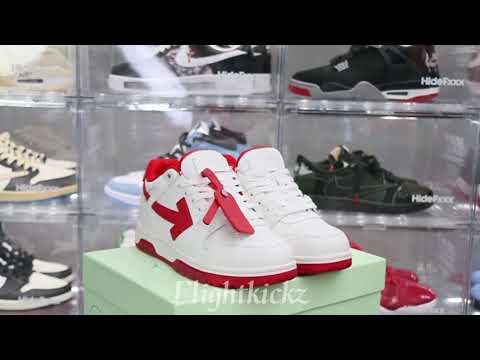 Off-White White Red Out Of Office Sneaker