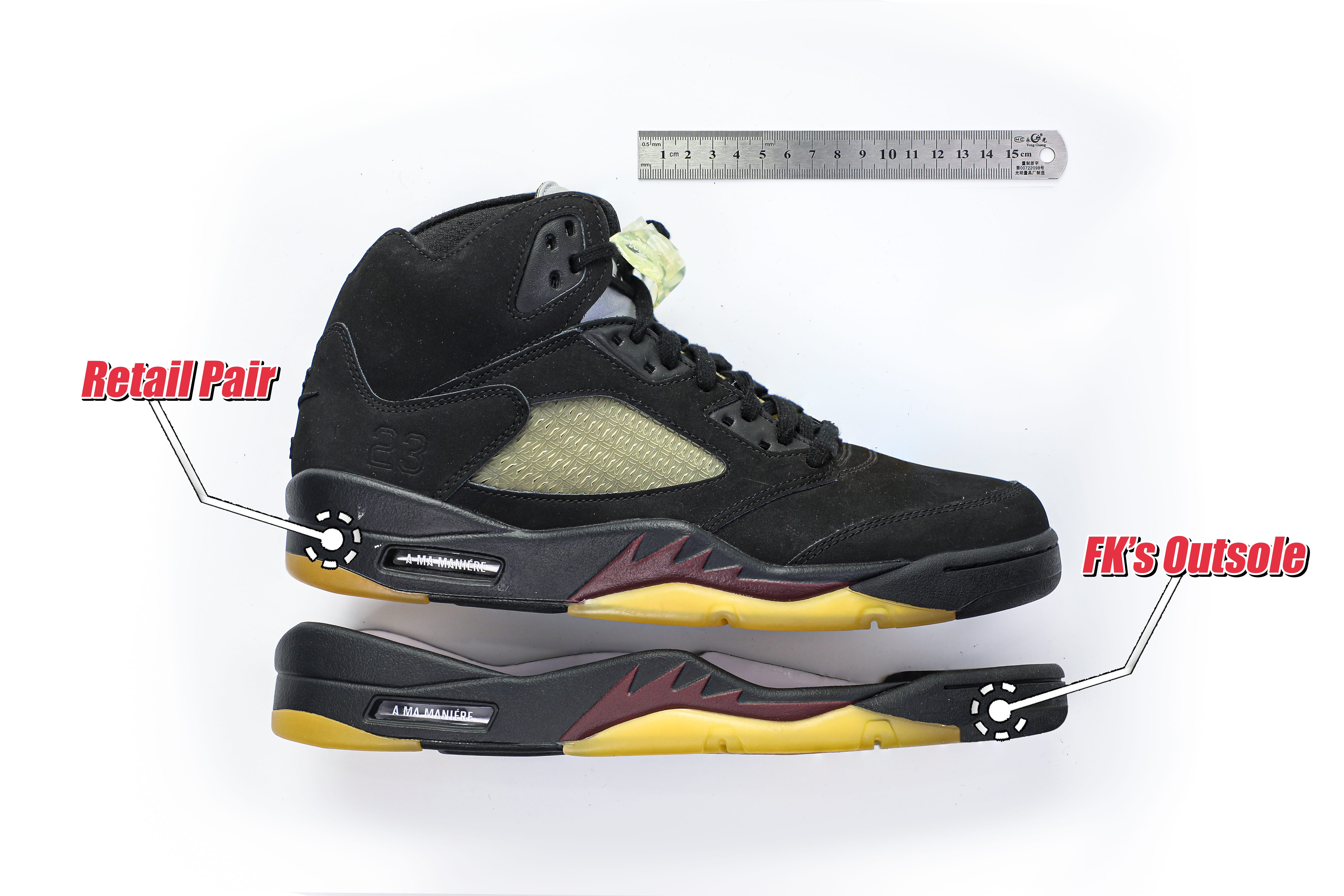 Air Jordan 5 Retro SP A Ma Maniére Black (LN5 A1)