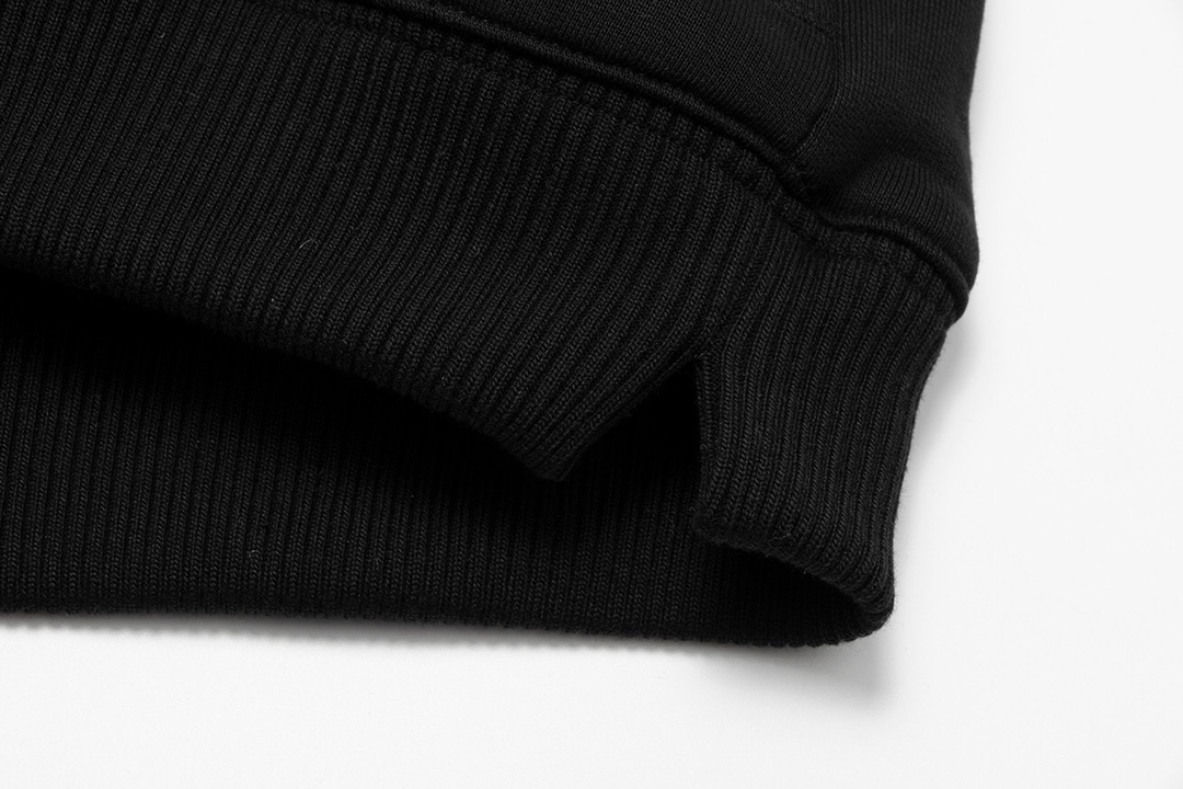 OFF-WHITE OW Black Function Wind Cotton-padded Hoodie 2023