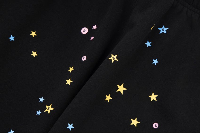 Sp5der Logo Pullover Hoodie Pink Suits