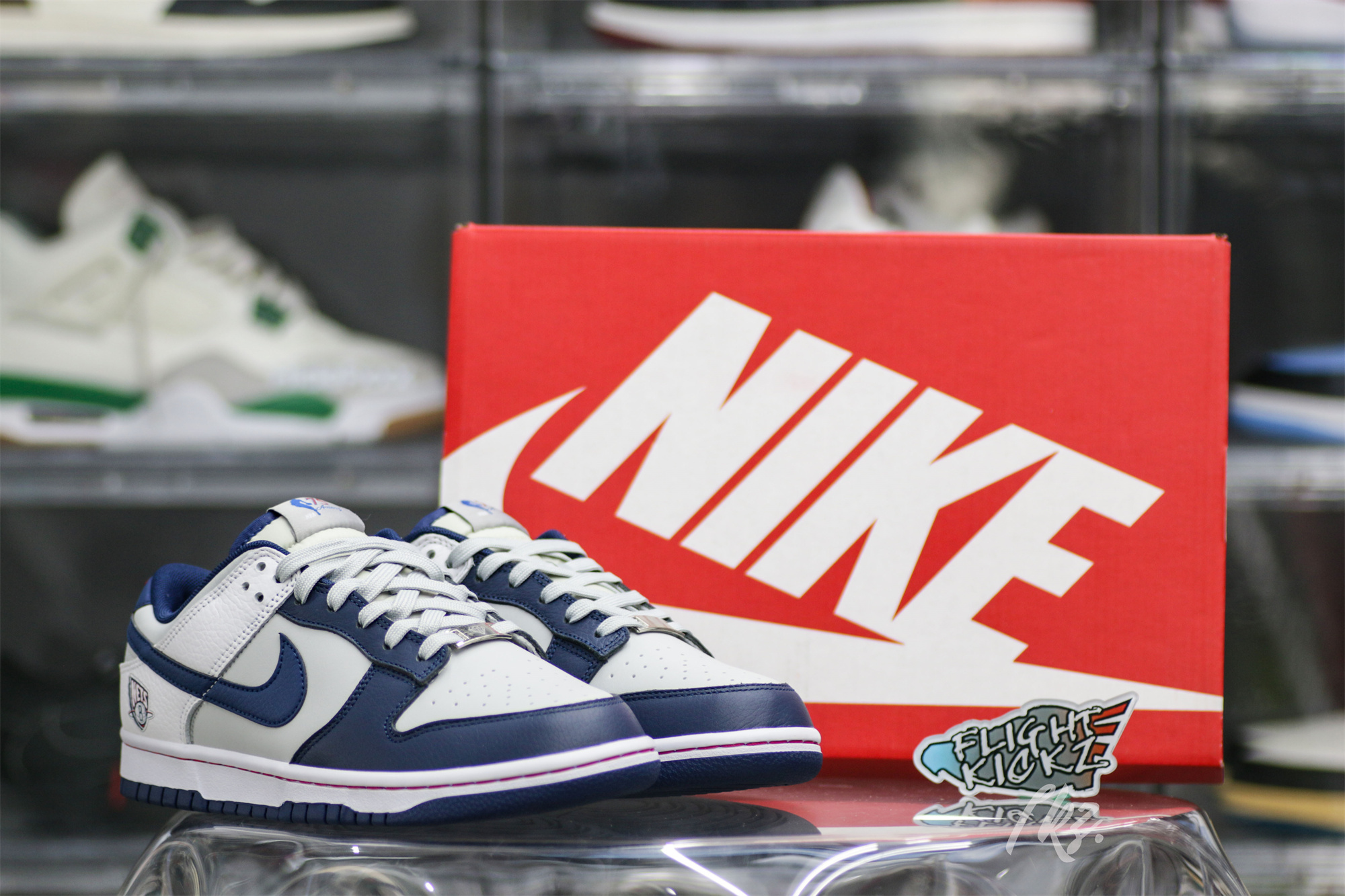 Nike Dunk Low EMB NBA 75th Anniversary Brooklyn Nets