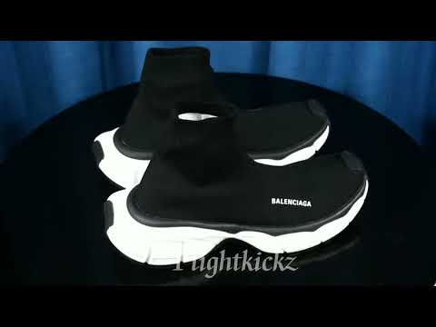 Balenciag* 3XL Sock Sneaker ‘Black White’
