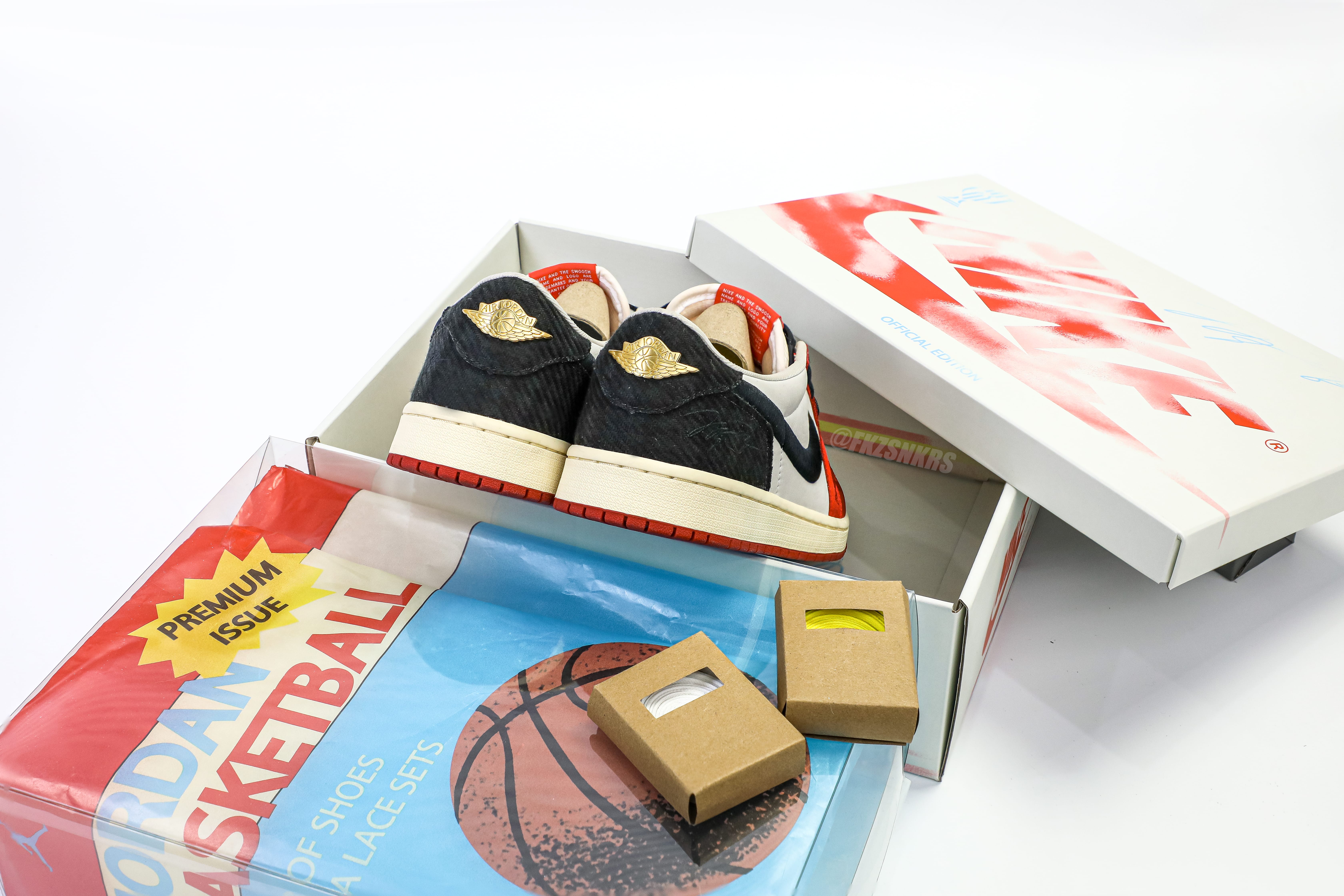 Trophy Room X Air Jordan 1 Retro Low OG SP Away 2024(LN5 A1 Batch)