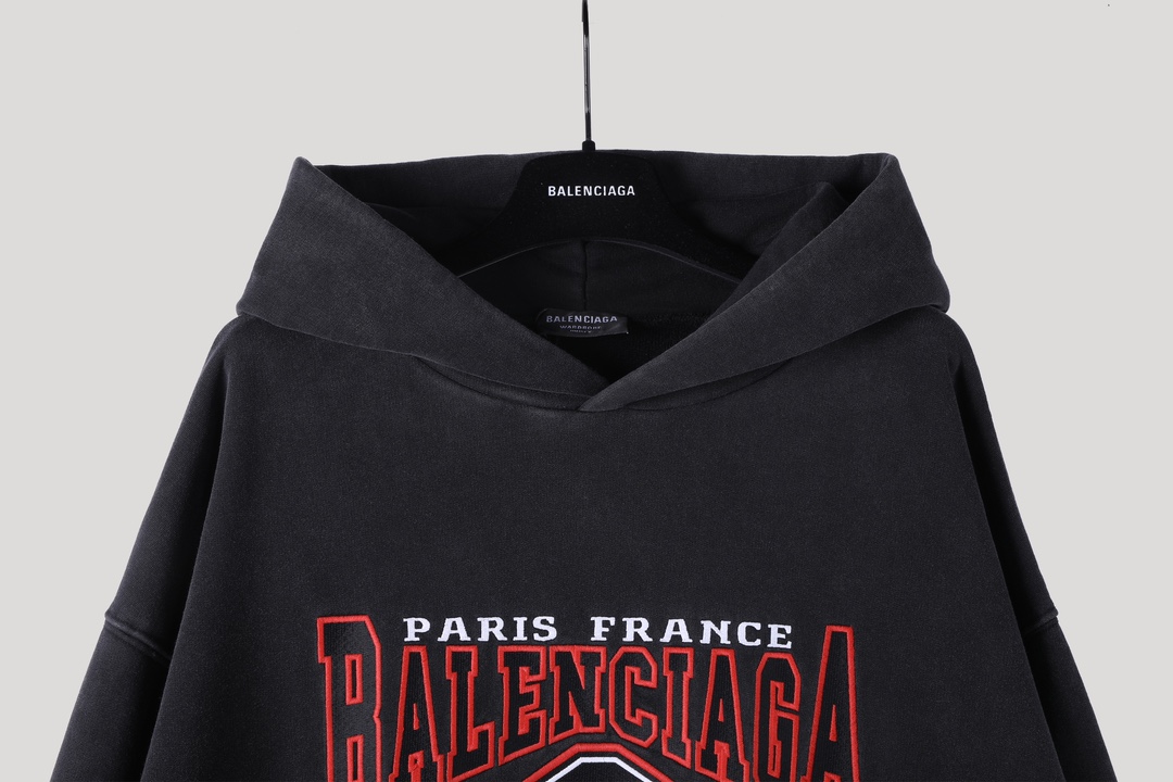 Balancig* logo-embroidered Oversized Hoodie