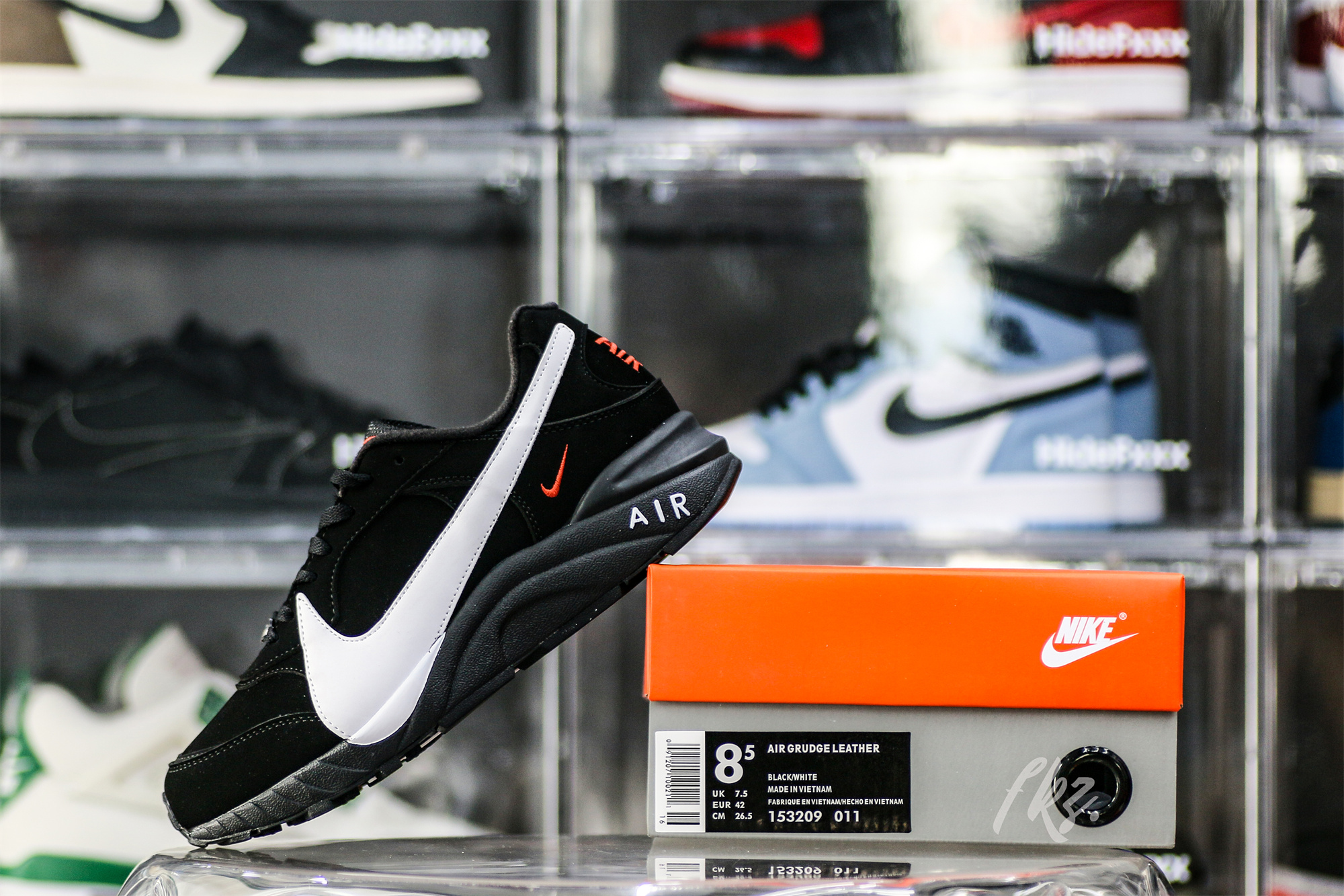 Nike Air Grudge Leather Black White