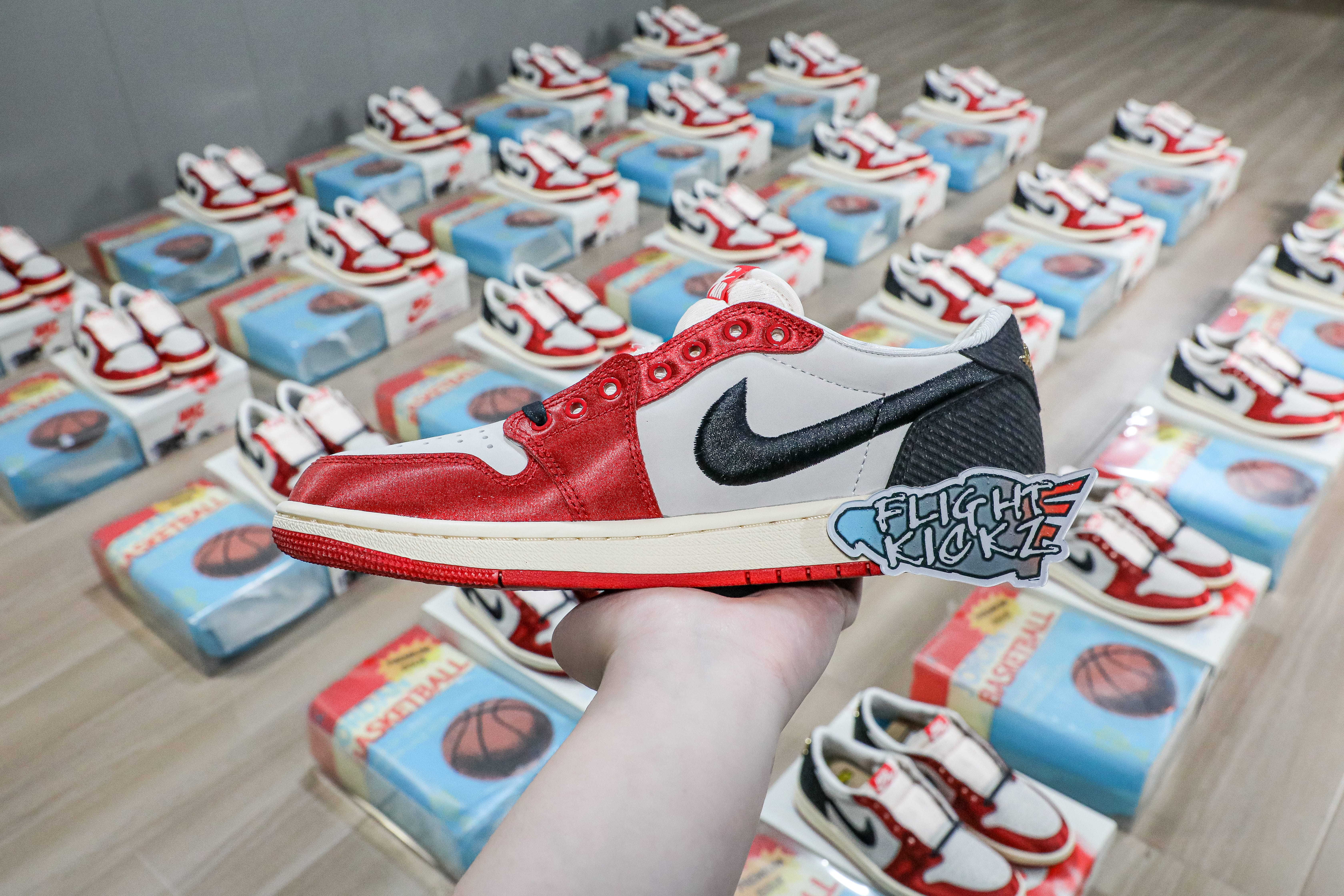 Trophy Room X Air Jordan 1 Retro Low OG SP Away 2024(LN5 A1 Batch)