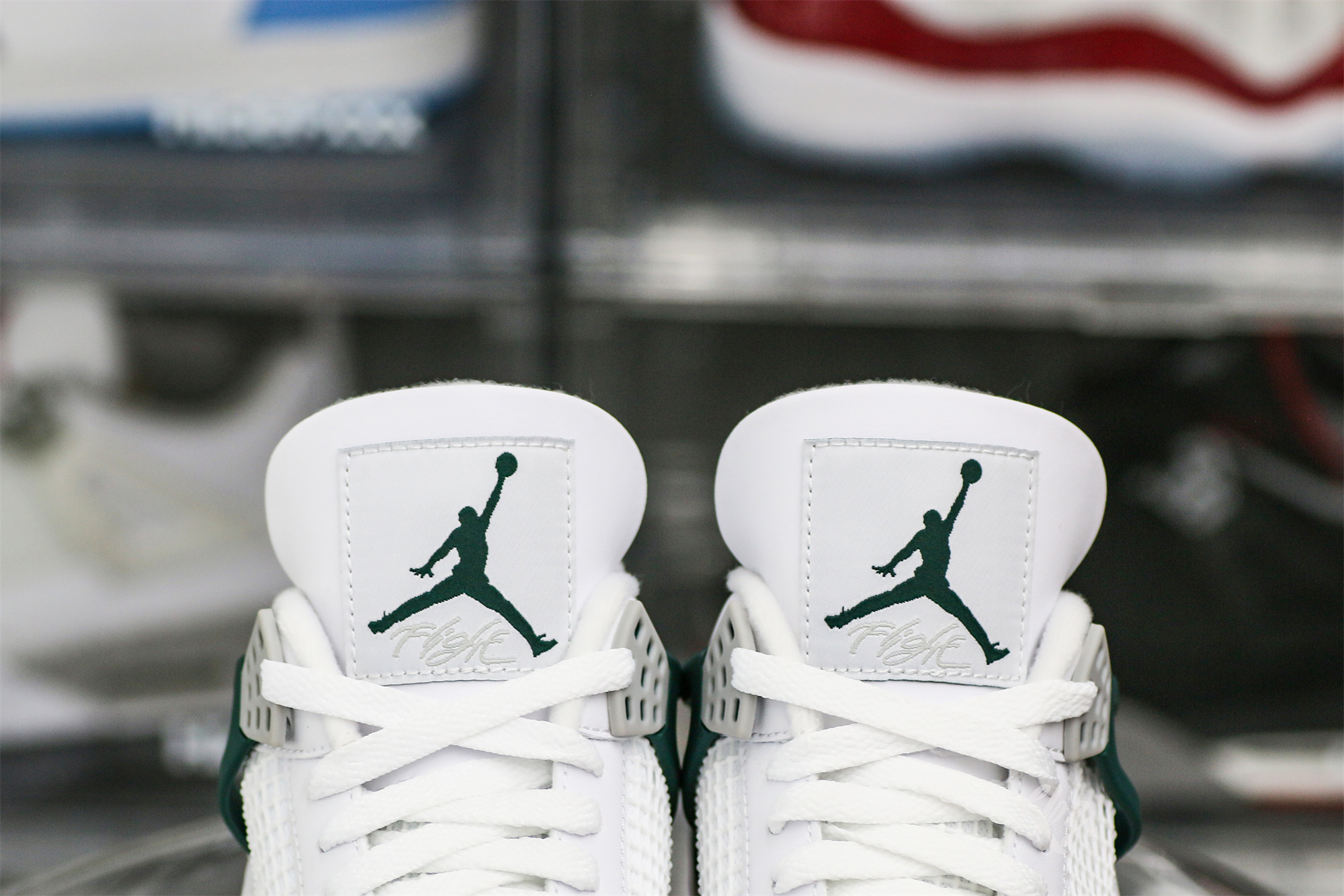 Air Jordan 4 White Oxidized Green Neutral Grey 2024