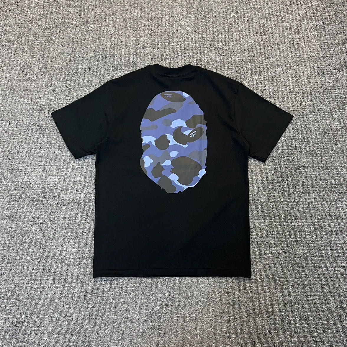 BAPE Blue Color Camo By Bathing Tee