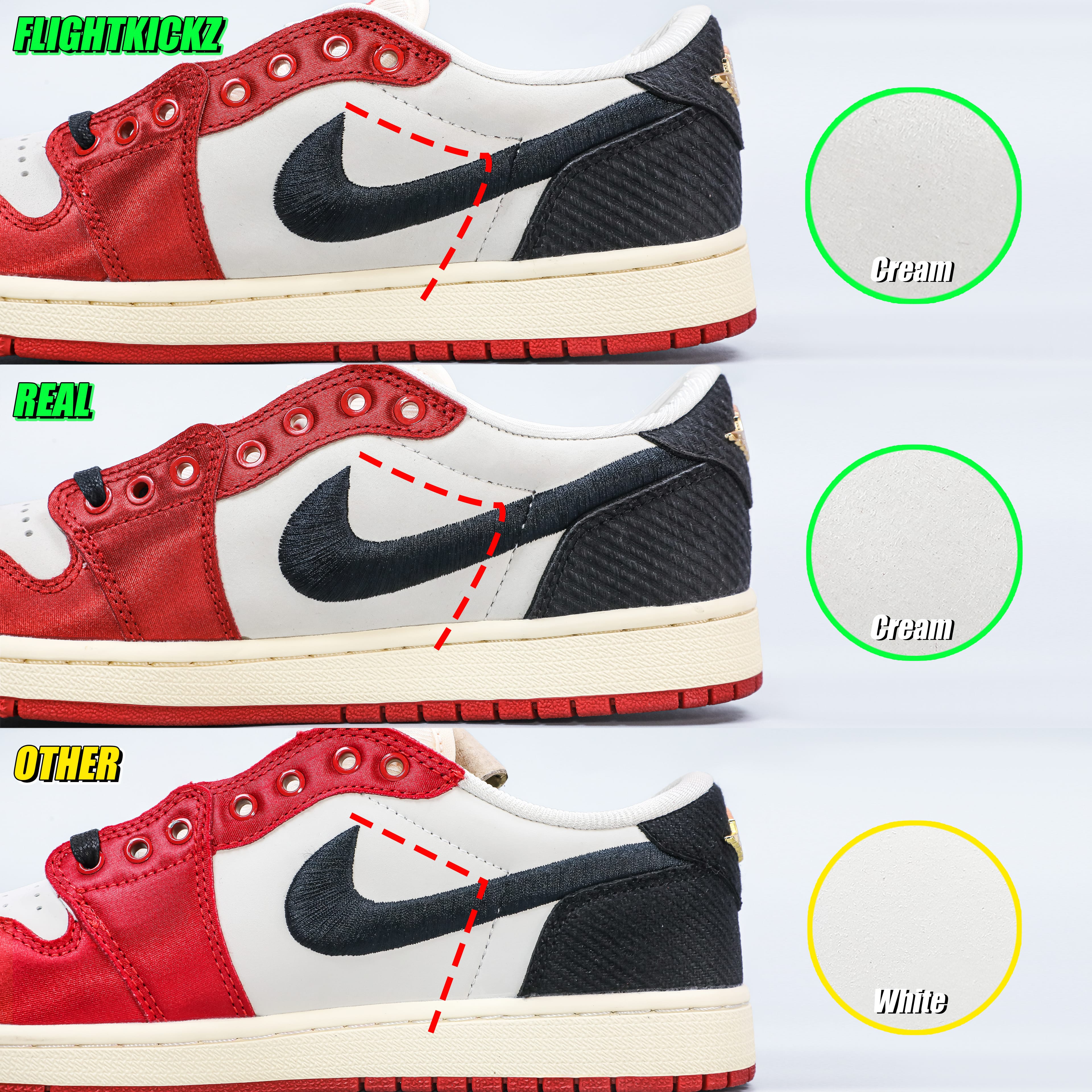 Trophy Room X Air Jordan 1 Retro Low OG SP Away 2024(LN5 A1 Batch)