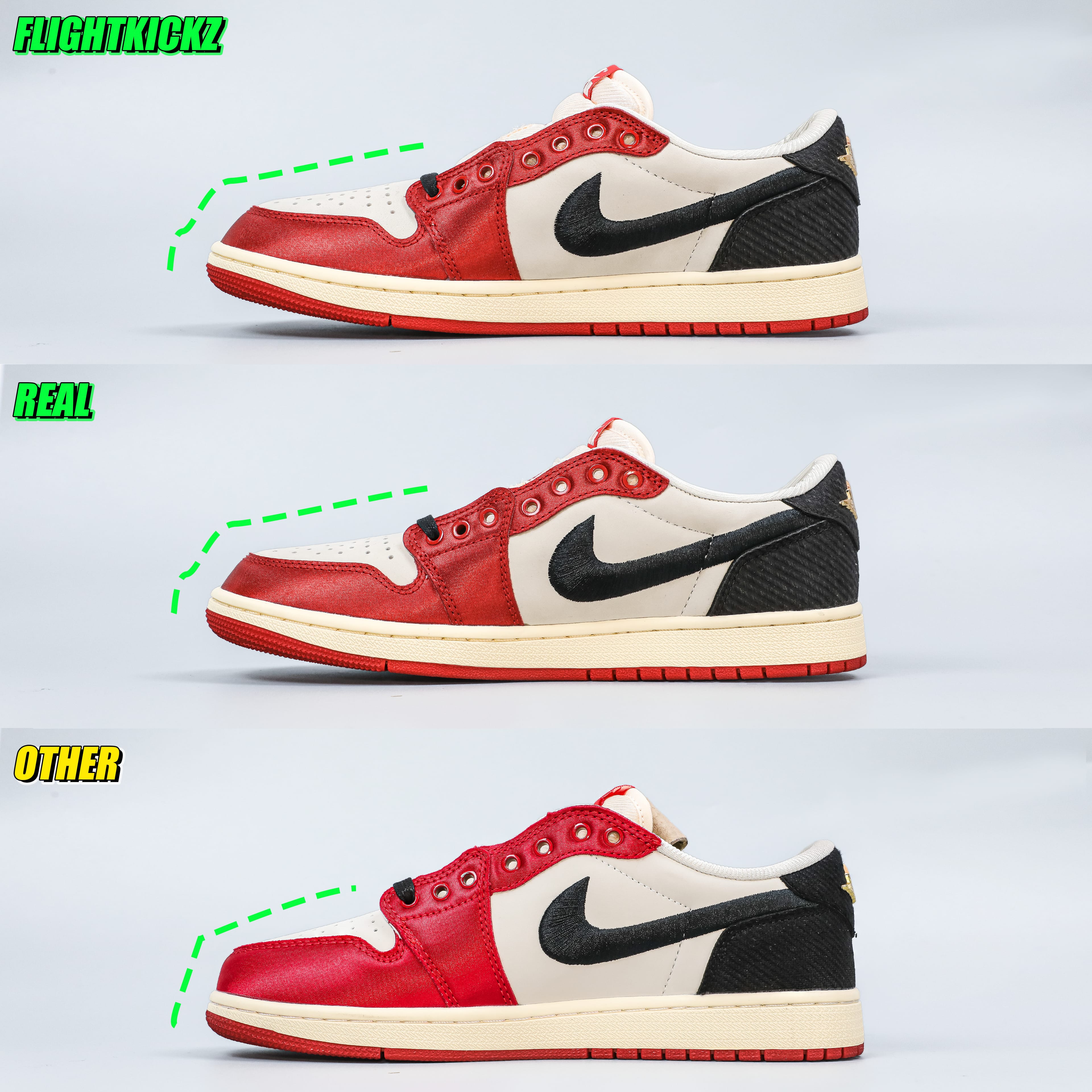 Trophy Room X Air Jordan 1 Retro Low OG SP Away 2024(LN5 A1 Batch)