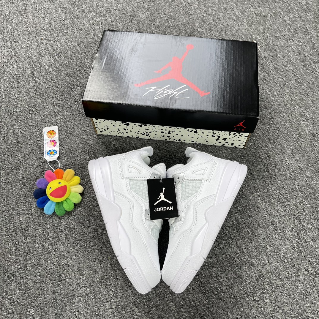 Air Jordan 4 Retro 2017 ‘Pure Money’ Kid Preschool