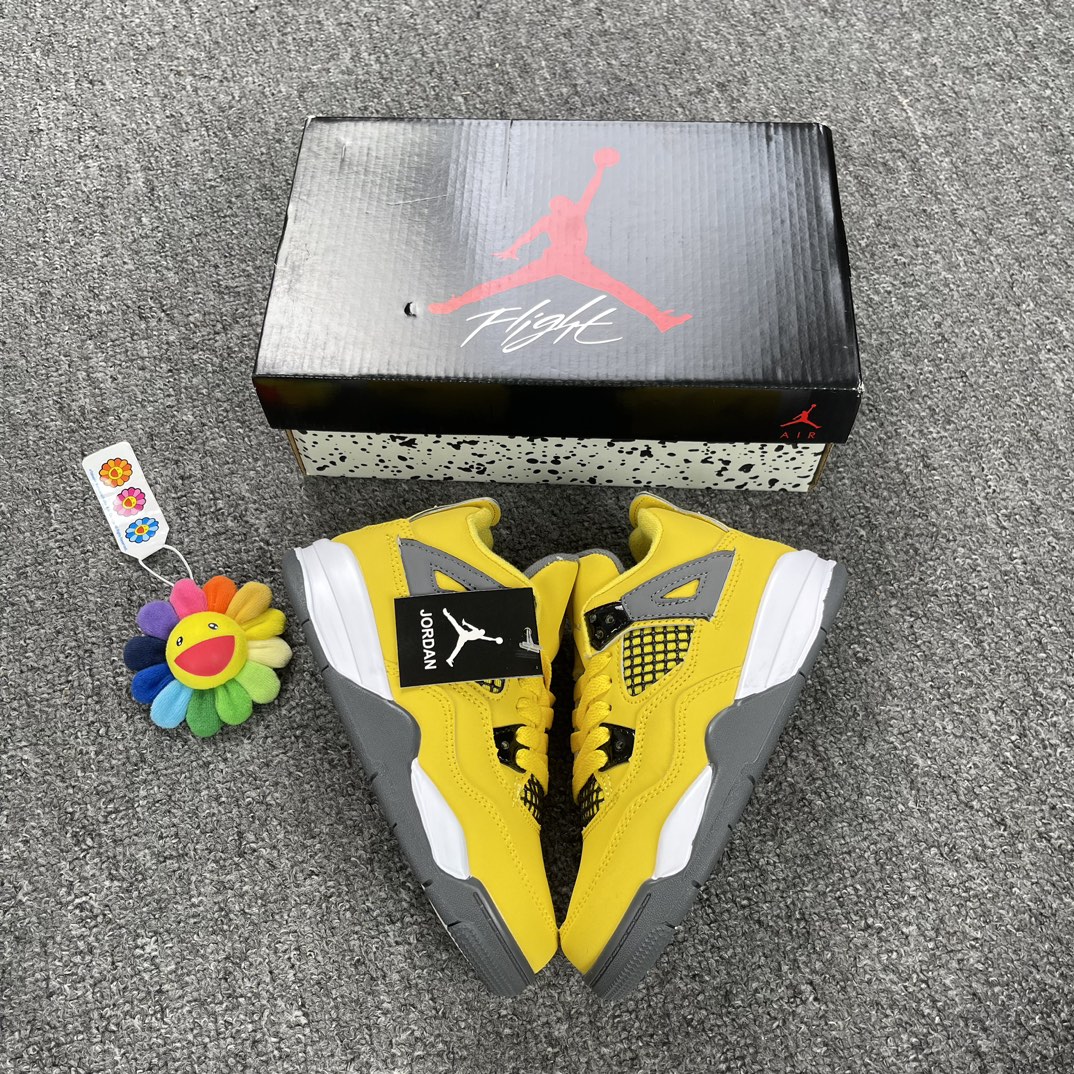 Air Jordan 4 Retro ‘Lightning’ 2021 Kid