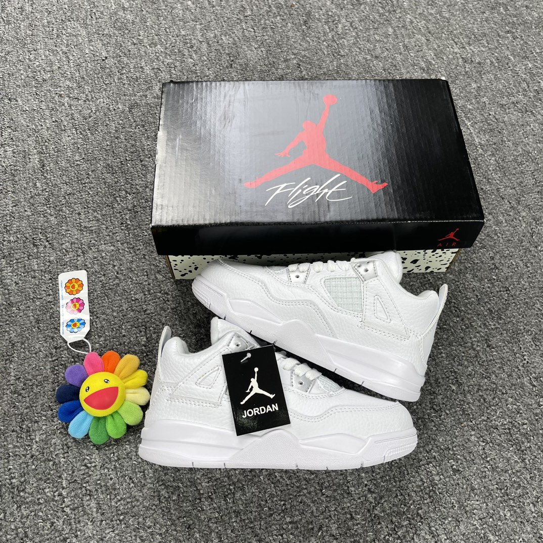 Air Jordan 4 Retro 2017 ‘Pure Money’ Kid Preschool