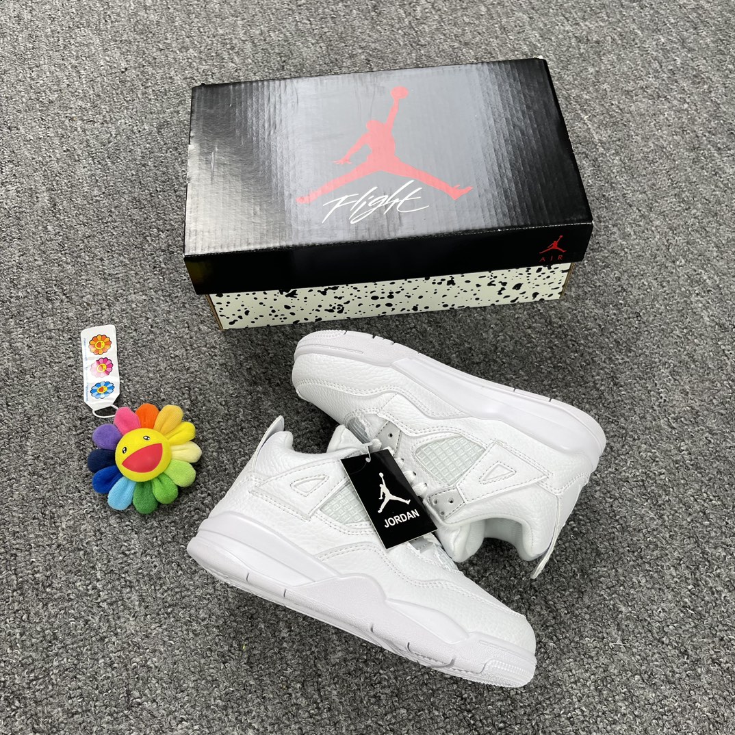 Air Jordan 4 Retro 2017 ‘Pure Money’ Kid Preschool