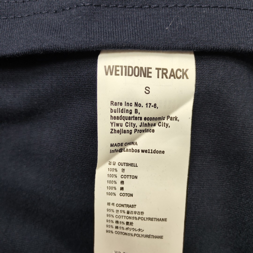 WE11D0NE Classic Flocked Teddy Bear T-Shirt