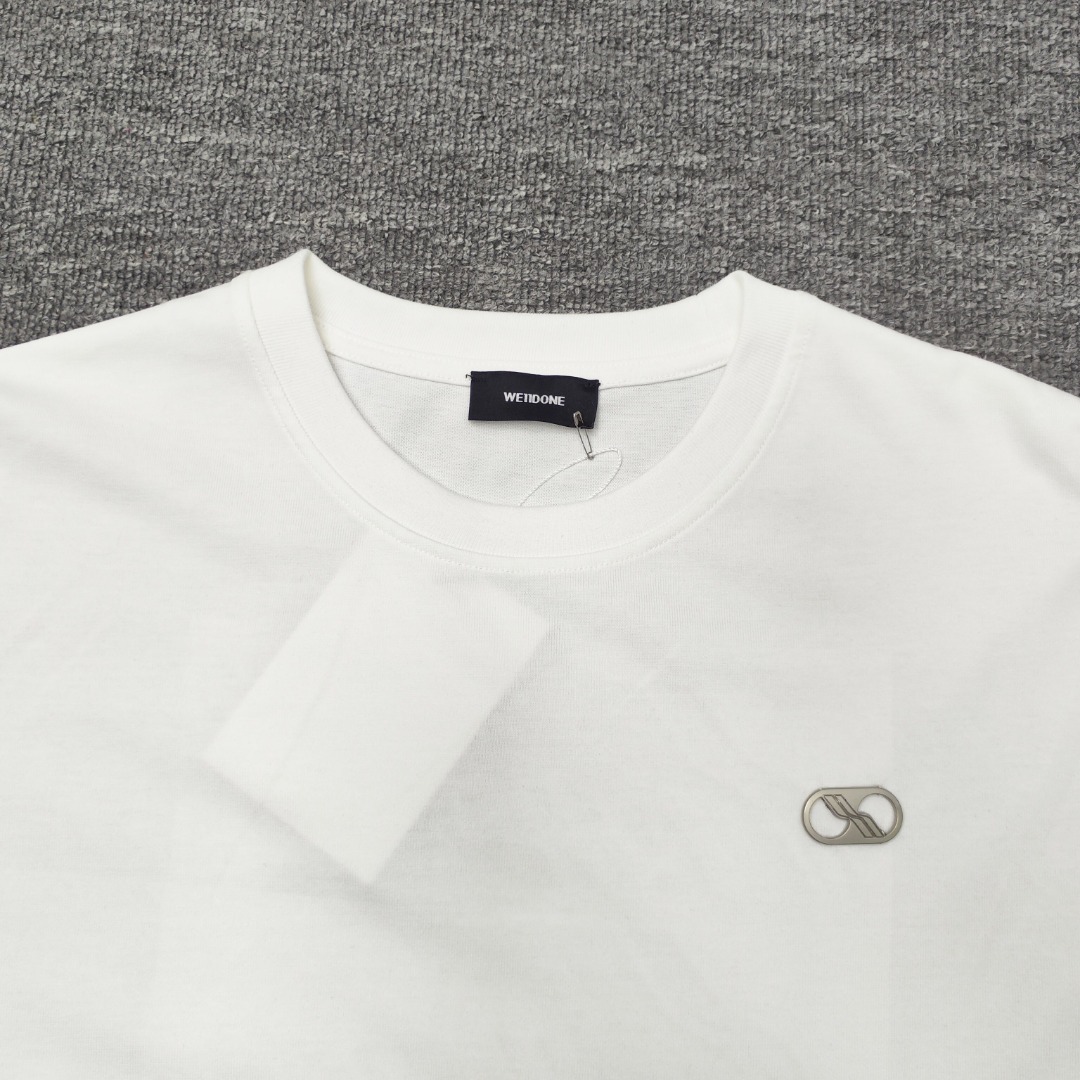 WE11D0NE TRACK Embossed Banner T-Shirt