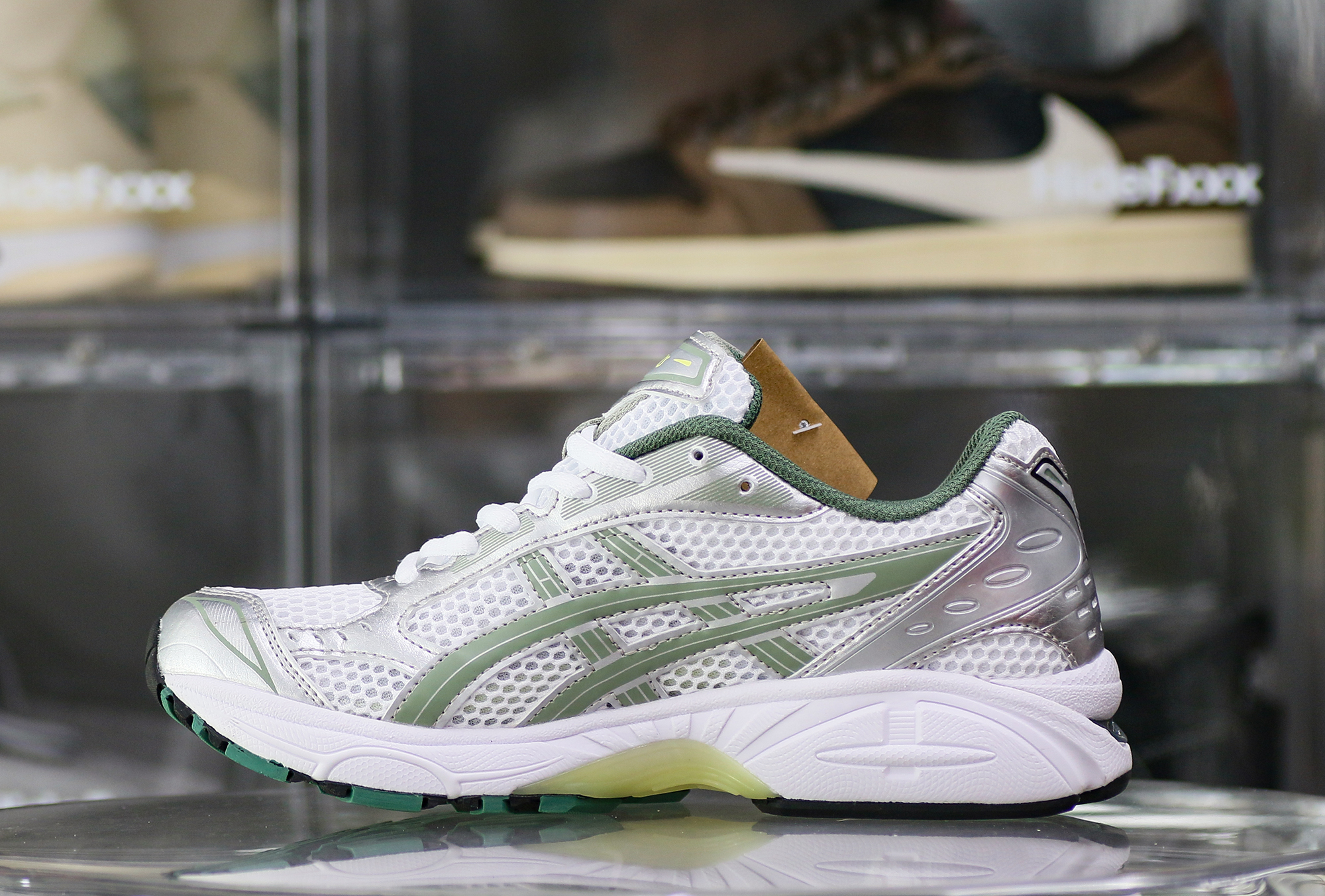 Gel Kayano 14 White Pure Silver Slate Grey Sage
