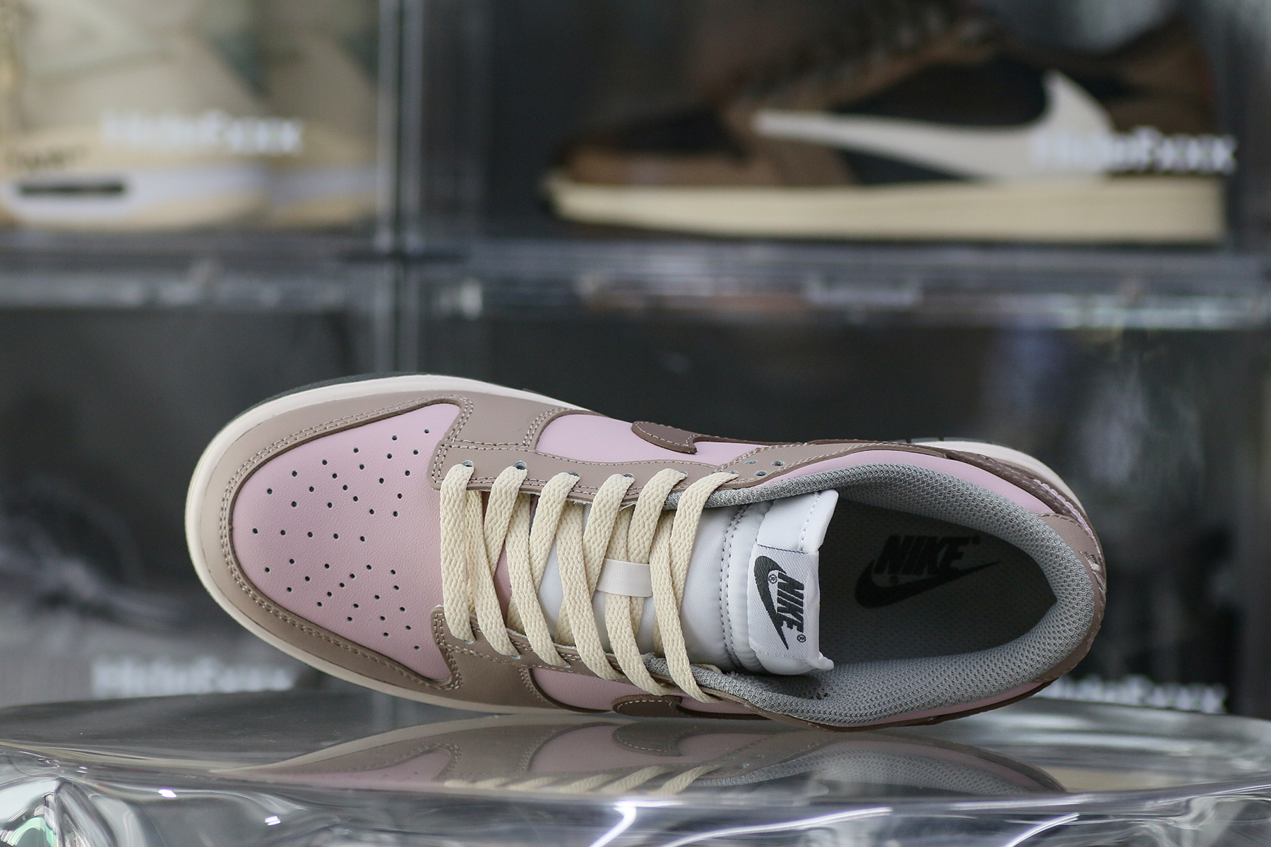 Nike Dunk Low Smoke Grey Pink Custom