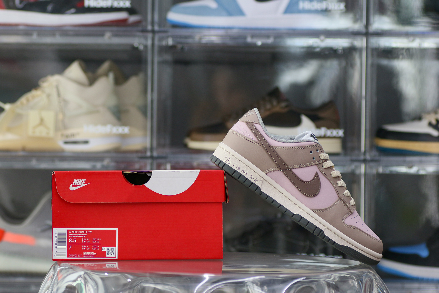 Nike Dunk Low Smoke Grey Pink Custom