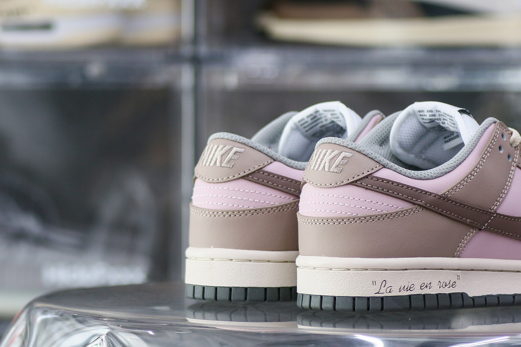 Nike Dunk Low Smoke Grey Pink Custom