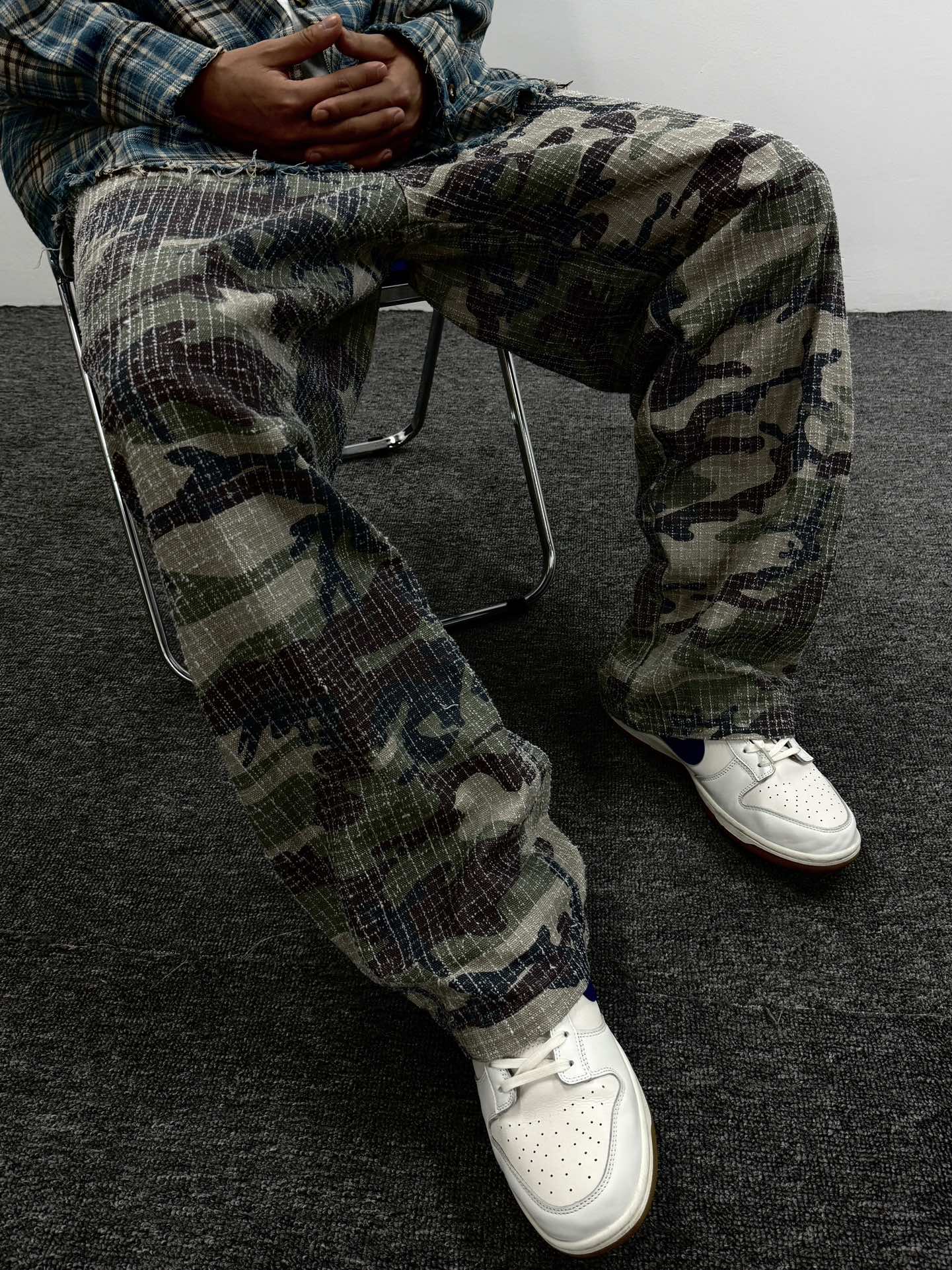 Big Ol’ Camo Canvas Needlepunch Jeans