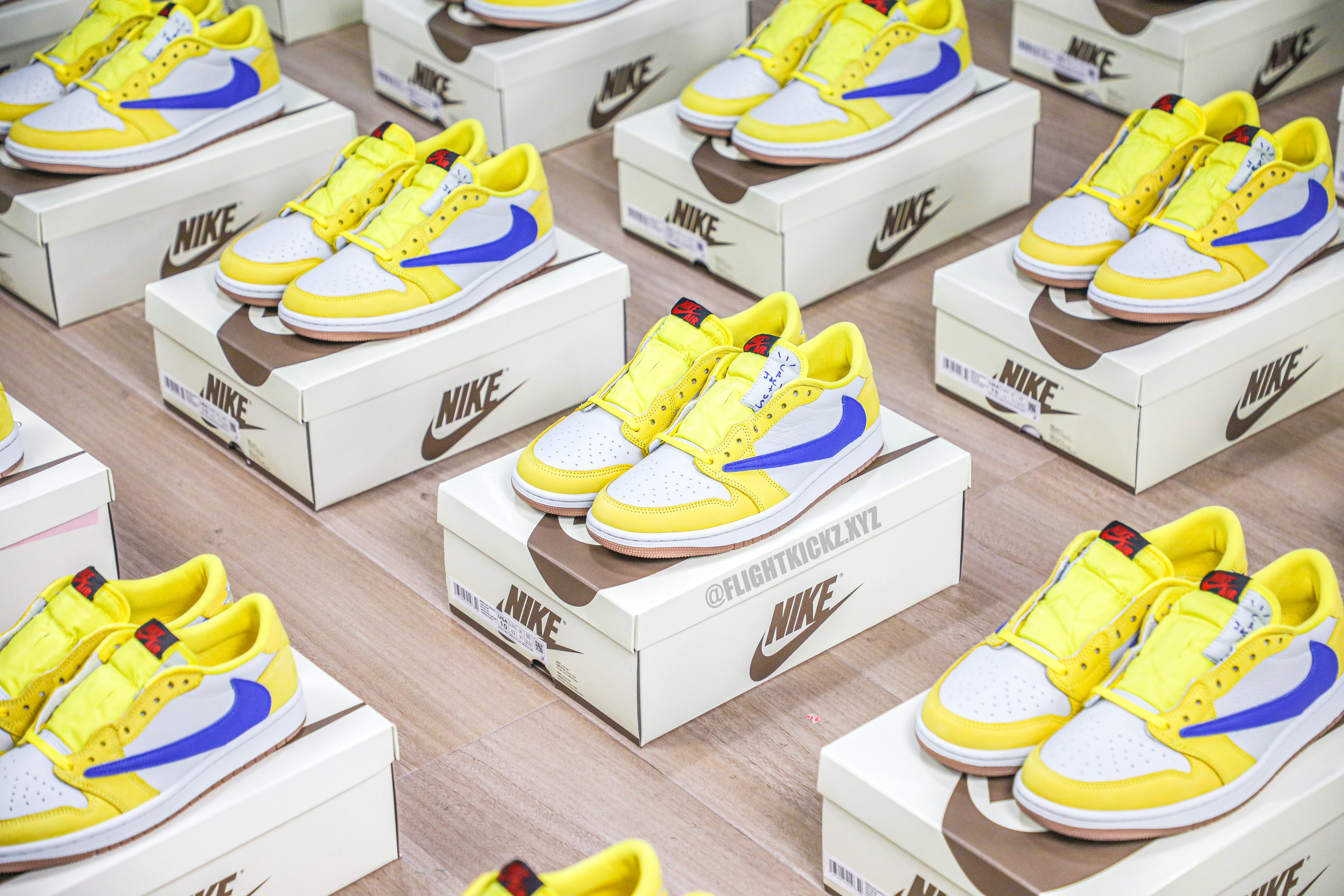 Travis Scott x Air Jordan 1 Retro Low OG SP “Elkins/Canary Yellow” (LN5 A1 batch)