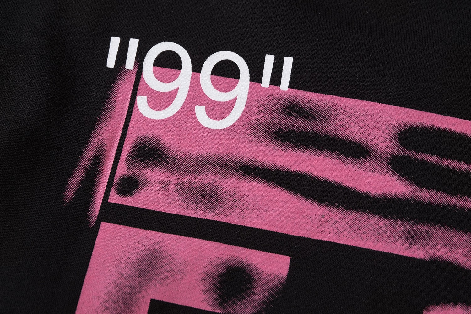 OFF-WHITE Number 99 Paired with Pink Arrow Hoodie