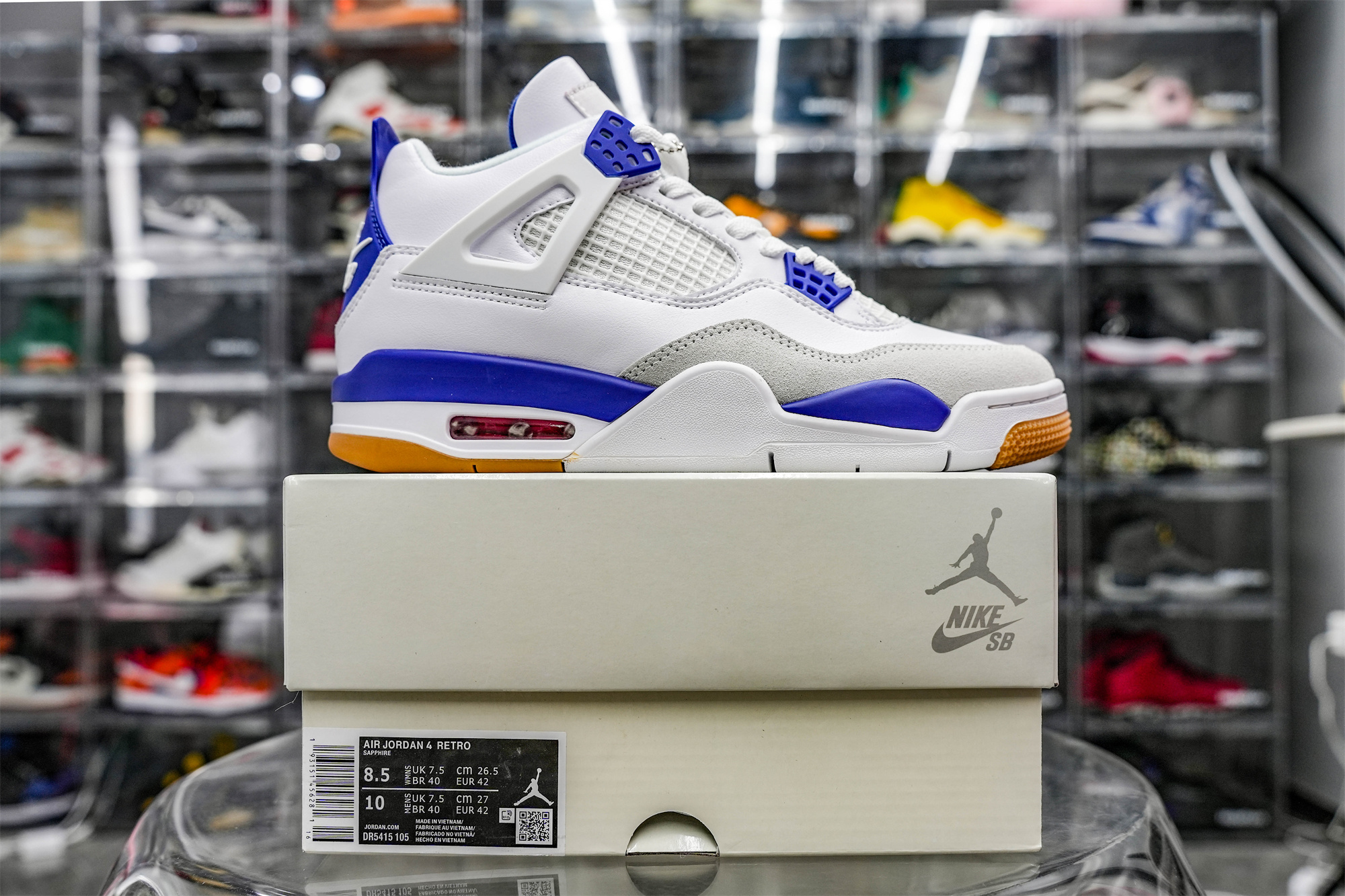 Air Jordan 4 Retro SP X Nike SB White Purple