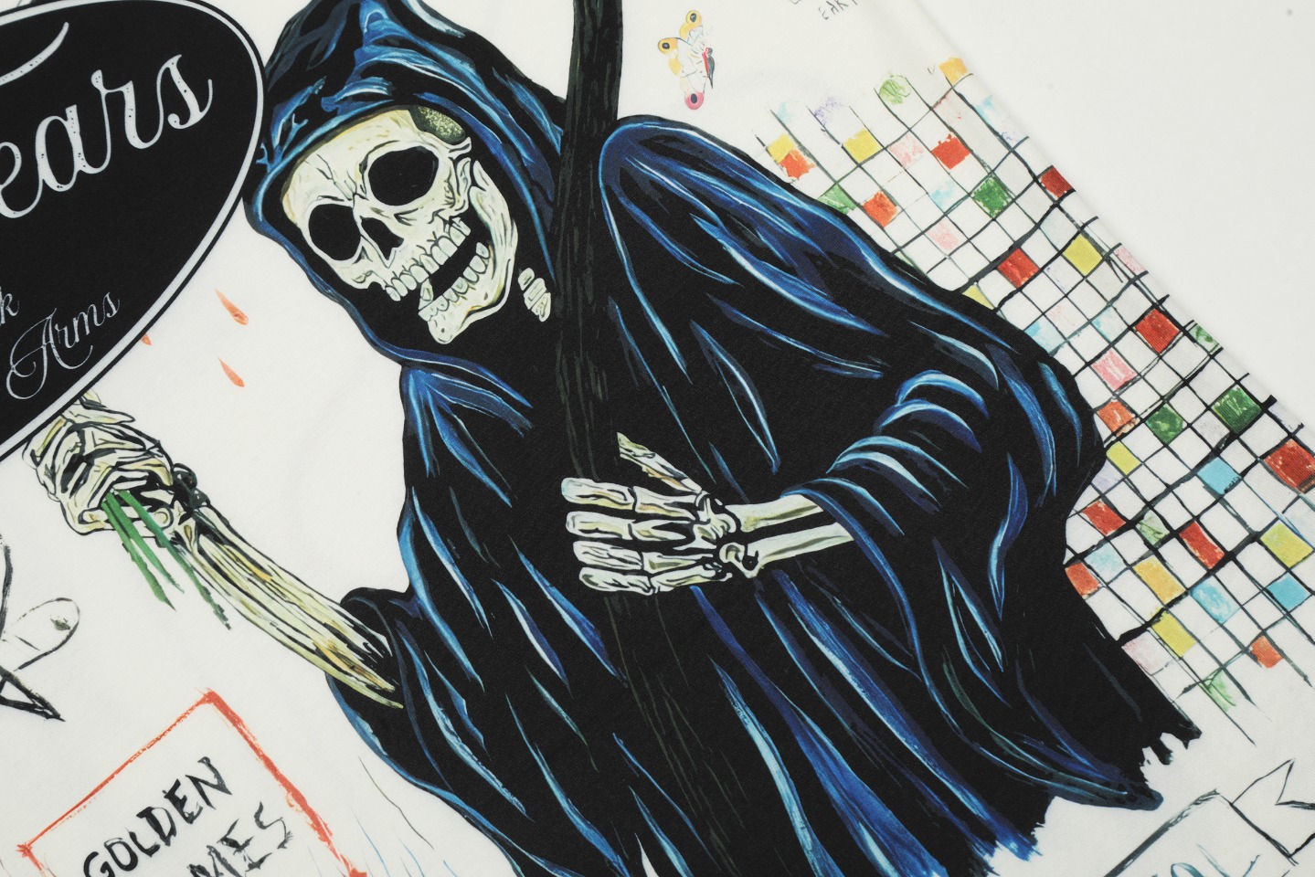 Saint Mich@el Tears Skull Full Print Long Sleeve